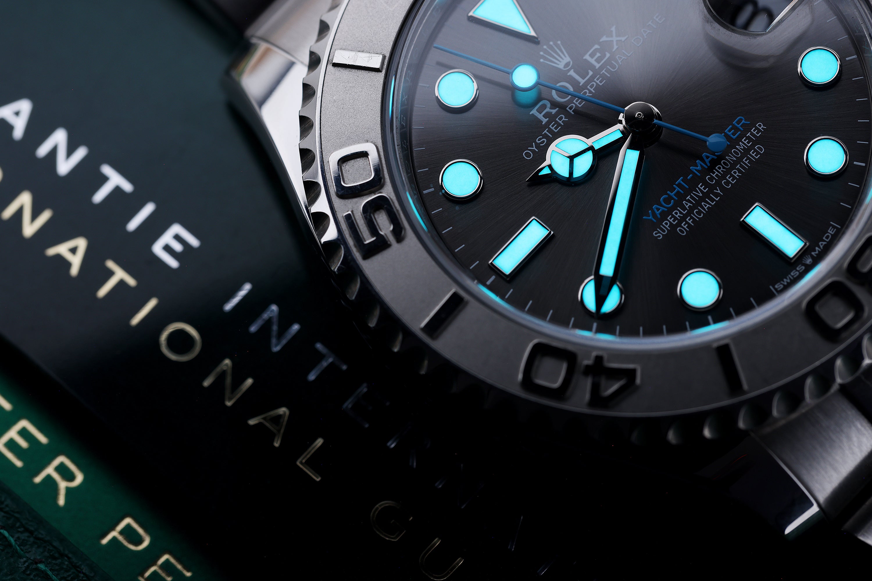 Rolex Yacht-Master 37 | REF. 268622 | Stainless Steel & Platinum | Rhoidum Dial | Box & Papers | 2022