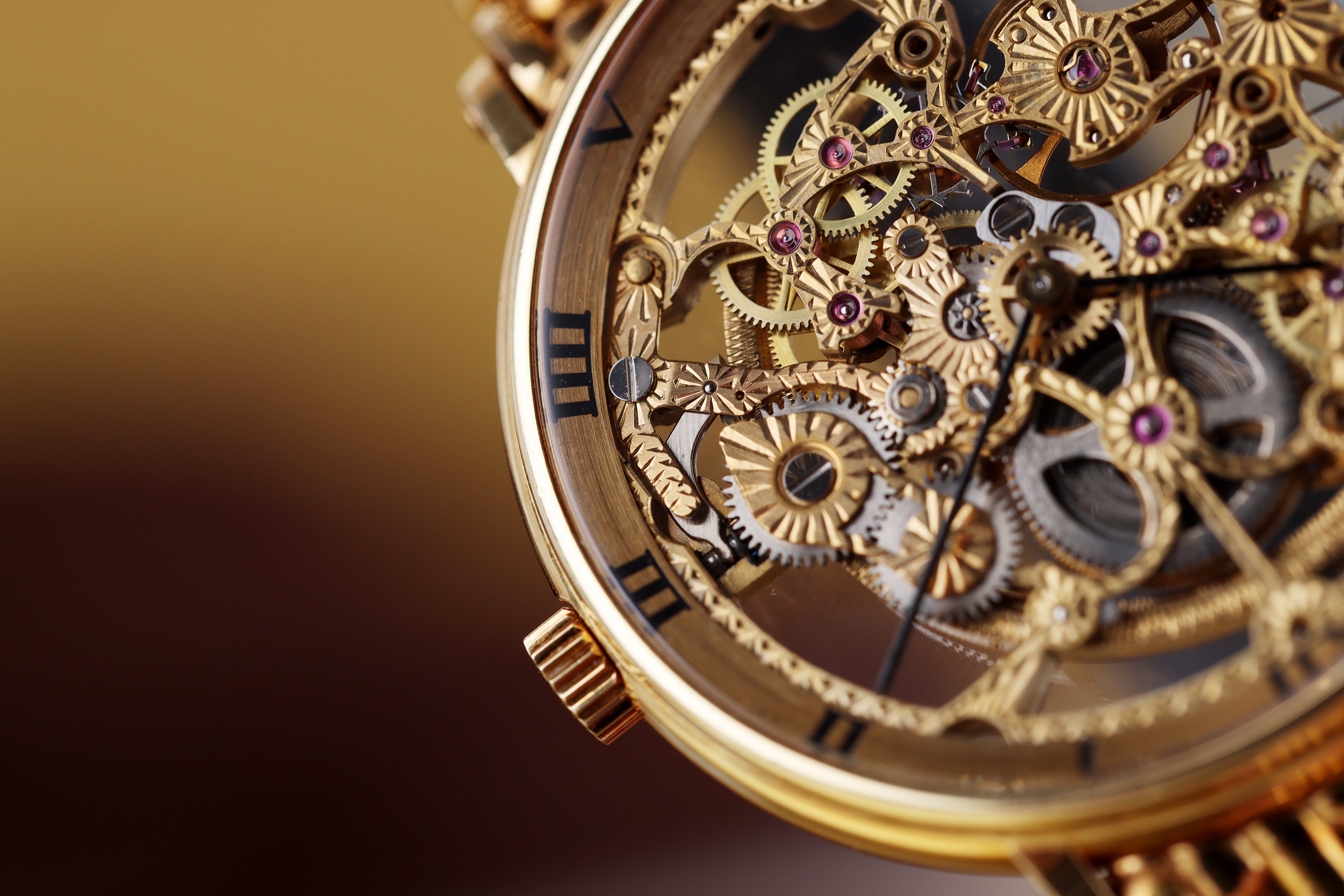 IWC Skeleton Watch - Gay Freres Detachable Bracelet | REF. 2701 | Automatic | 1980's | 34mm | 18k Yellow Gold