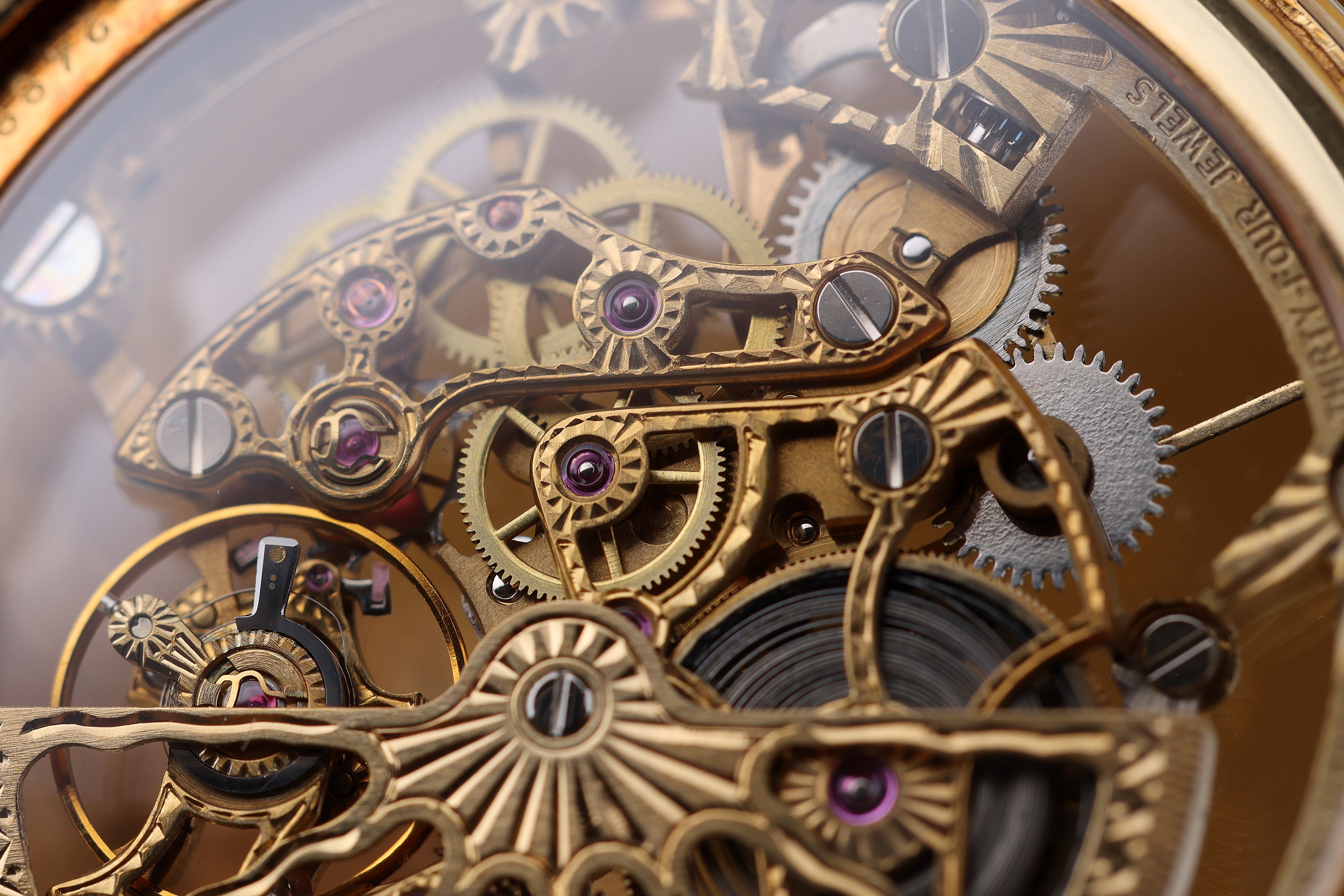 IWC Skeleton Watch - Gay Freres Detachable Bracelet | REF. 2701 | Automatic | 1980's | 34mm | 18k Yellow Gold