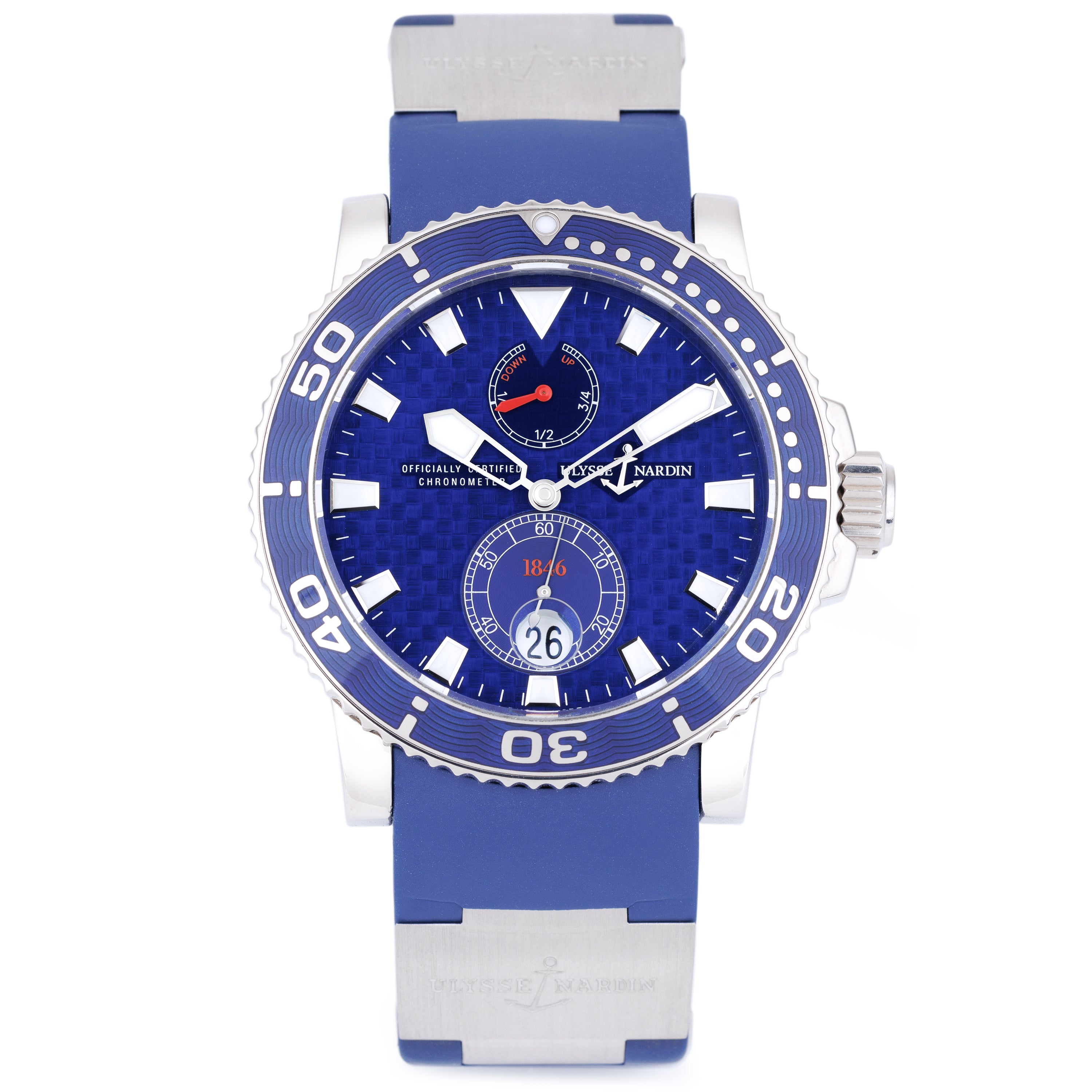 Ulysse Nardin Maxi Marine Diver | REF. 260-32 | Limited to 500 Pieces | 18k White Gold | 42mm | Box & Papers