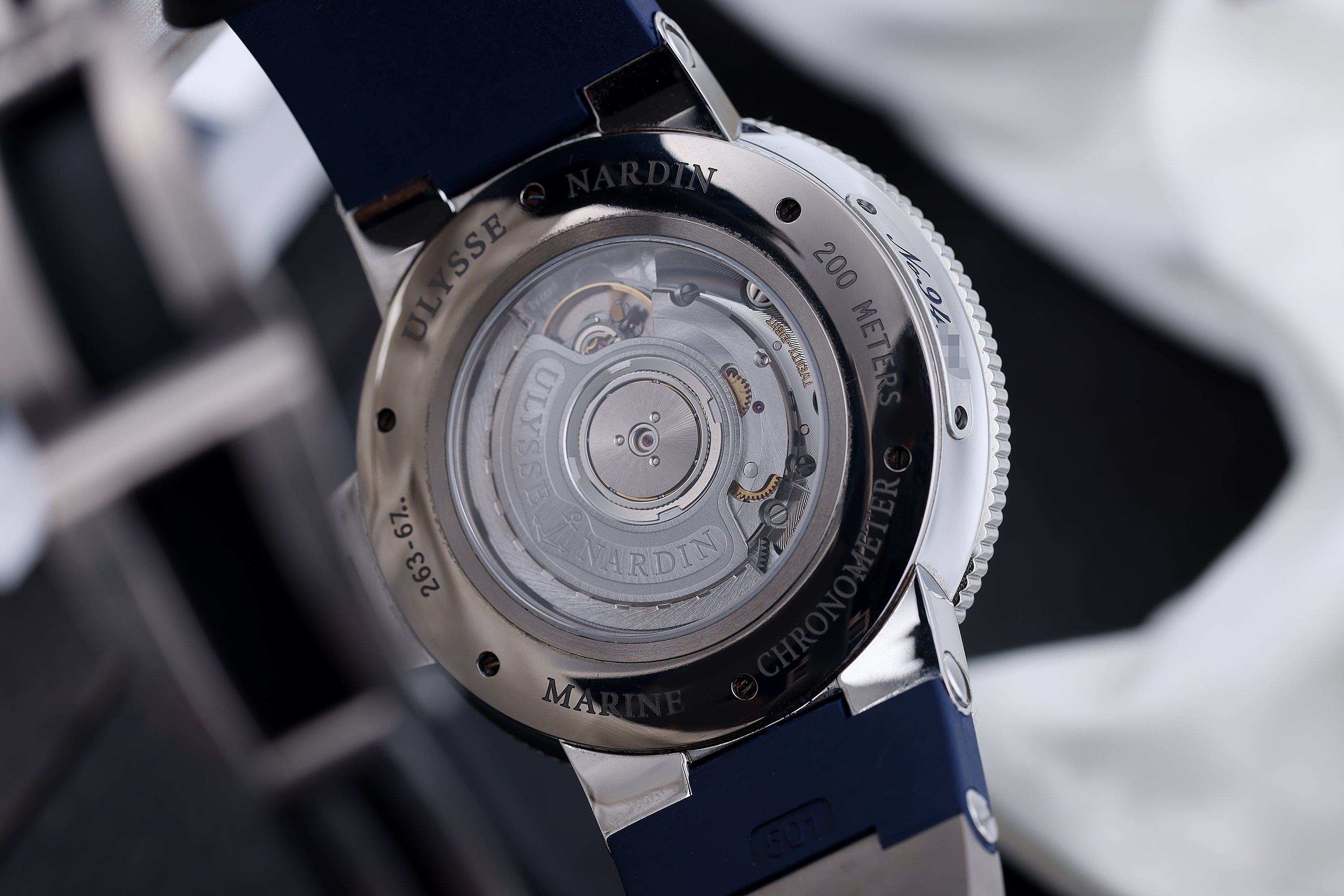 Ulysse Nardin Marine Chronometer | REF. 263-67 | Blue Dial | Stainless Steel | 43mm | Box & Papers | 2013