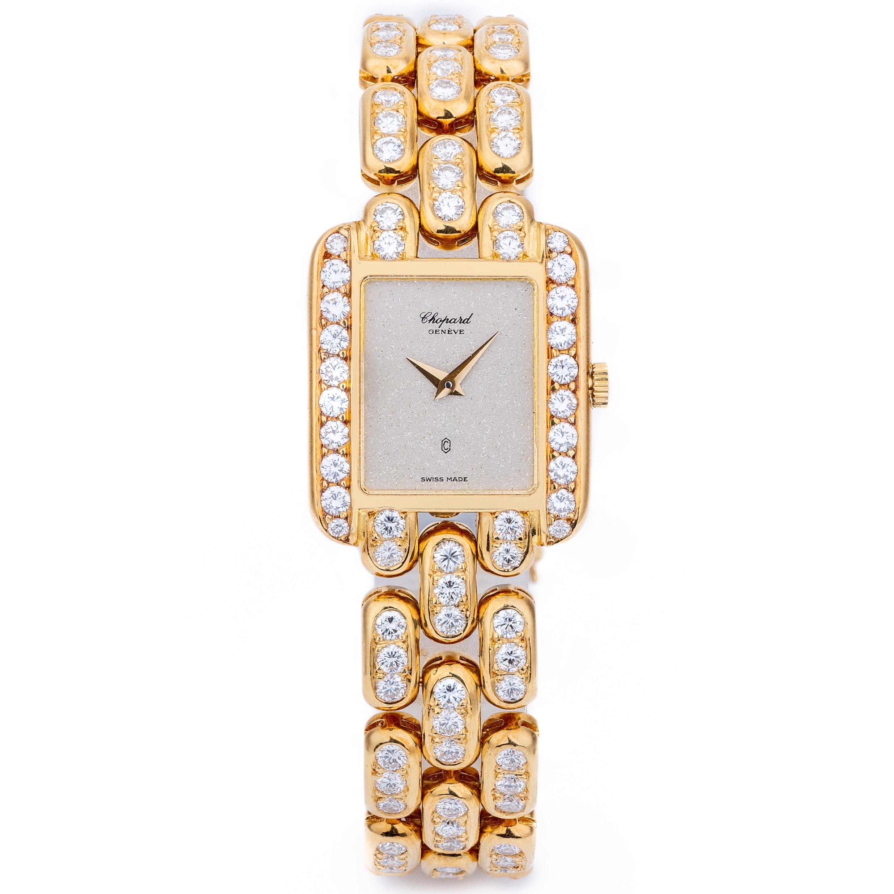 Chopard Vintage Ladies Watch | REF. 5171 | Silver 'Sparkle' Dial | 21.5mm | 18k Yellow Gold