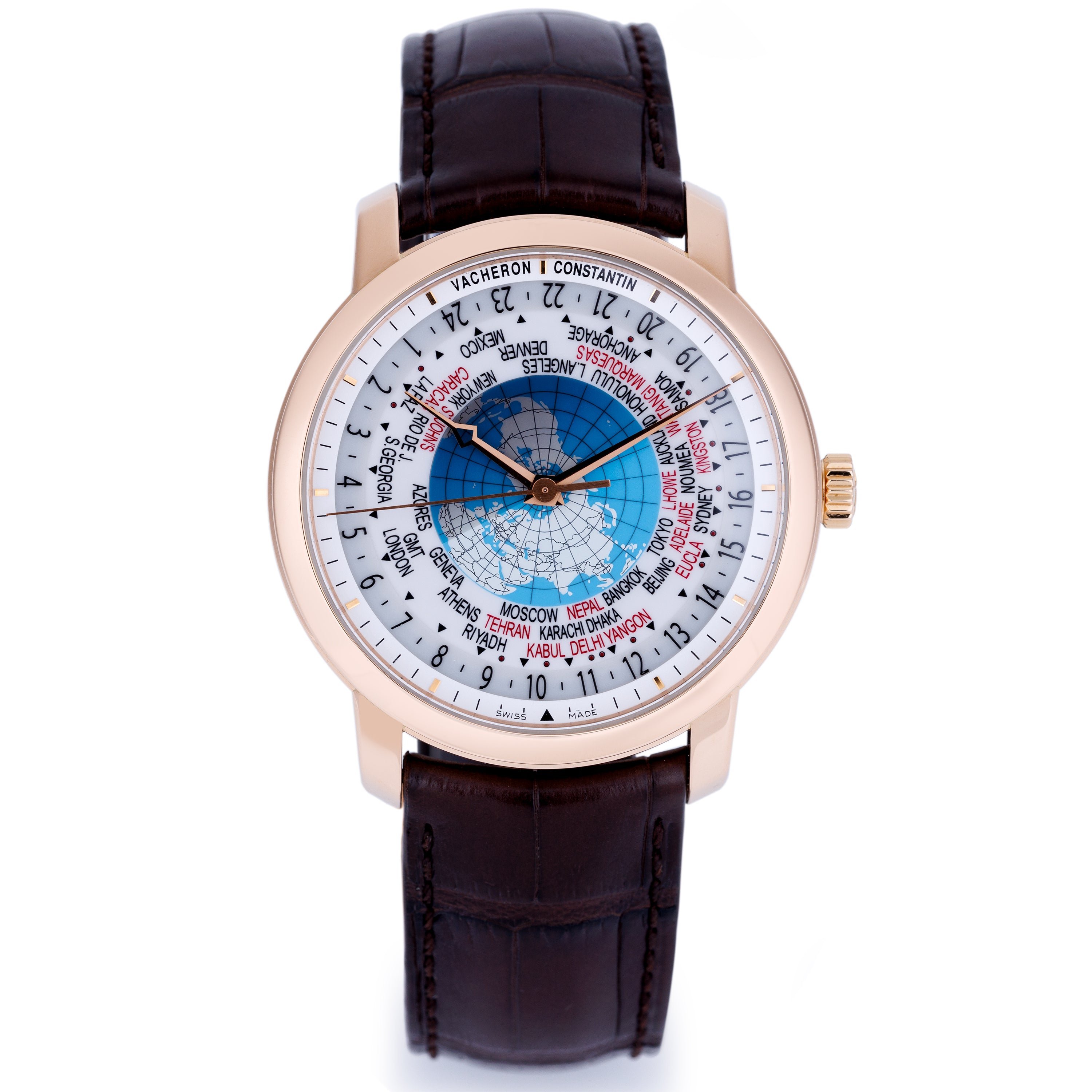 Vacheron Constantin Patrimony Traditionnelle World Time | REF. 86060 | 18k Rose Gold | 42mm | Automatic