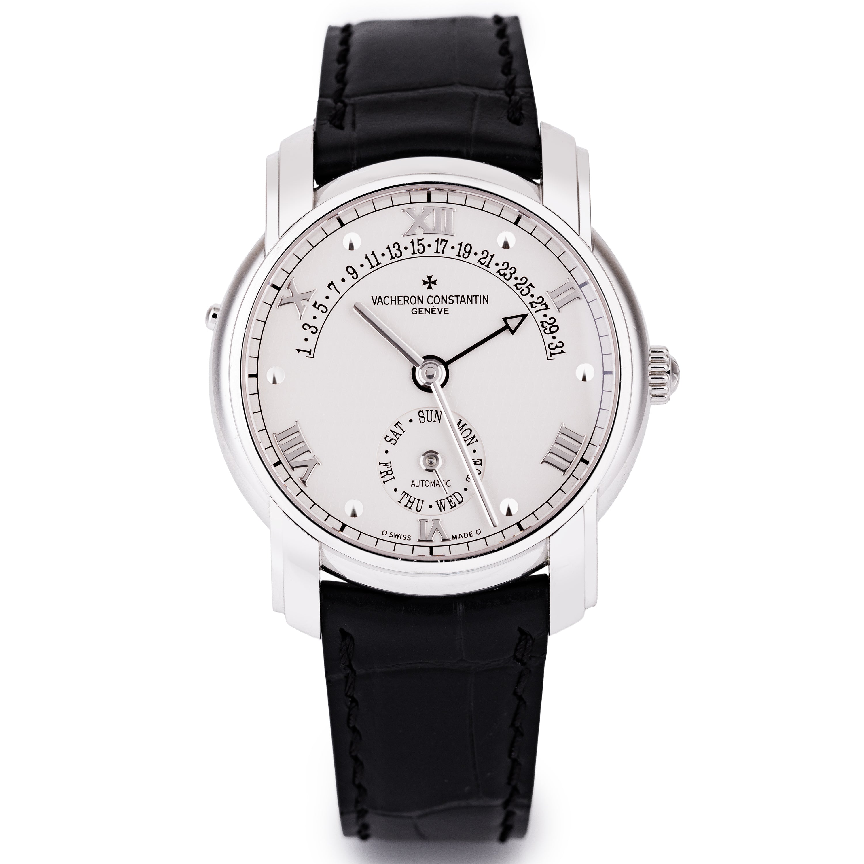 Vacheron Constantin Patrimony 31-Day Retrograde | REF. 47245/000G | Day & Date | 18k White Gold | 37mm | Automatic | Box & Papers | 2000s