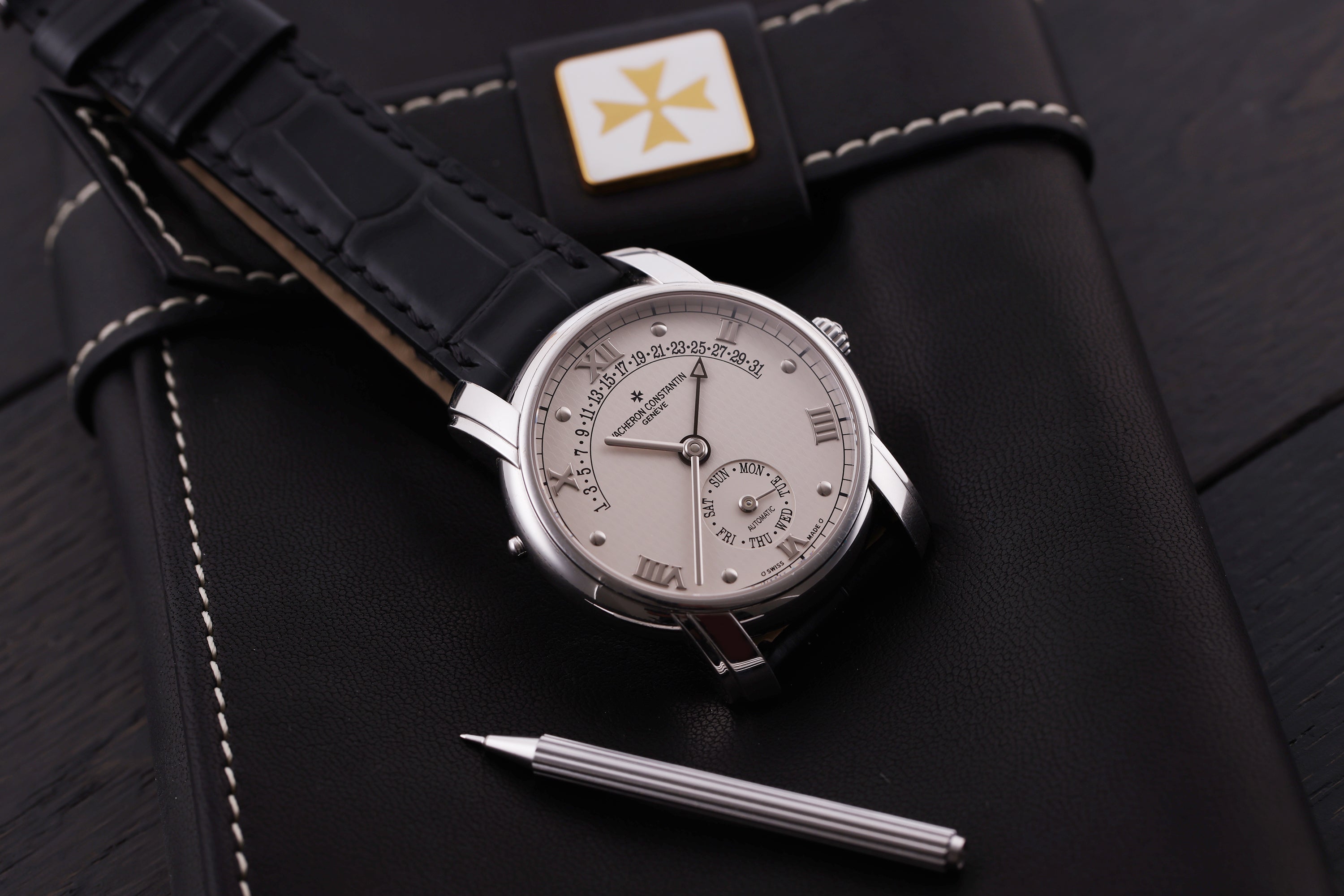 Vacheron Constantin Patrimony 31-Day Retrograde | REF. 47245/000G | Day & Date | 18k White Gold | 37mm | Automatic | Box & Papers | 2000s