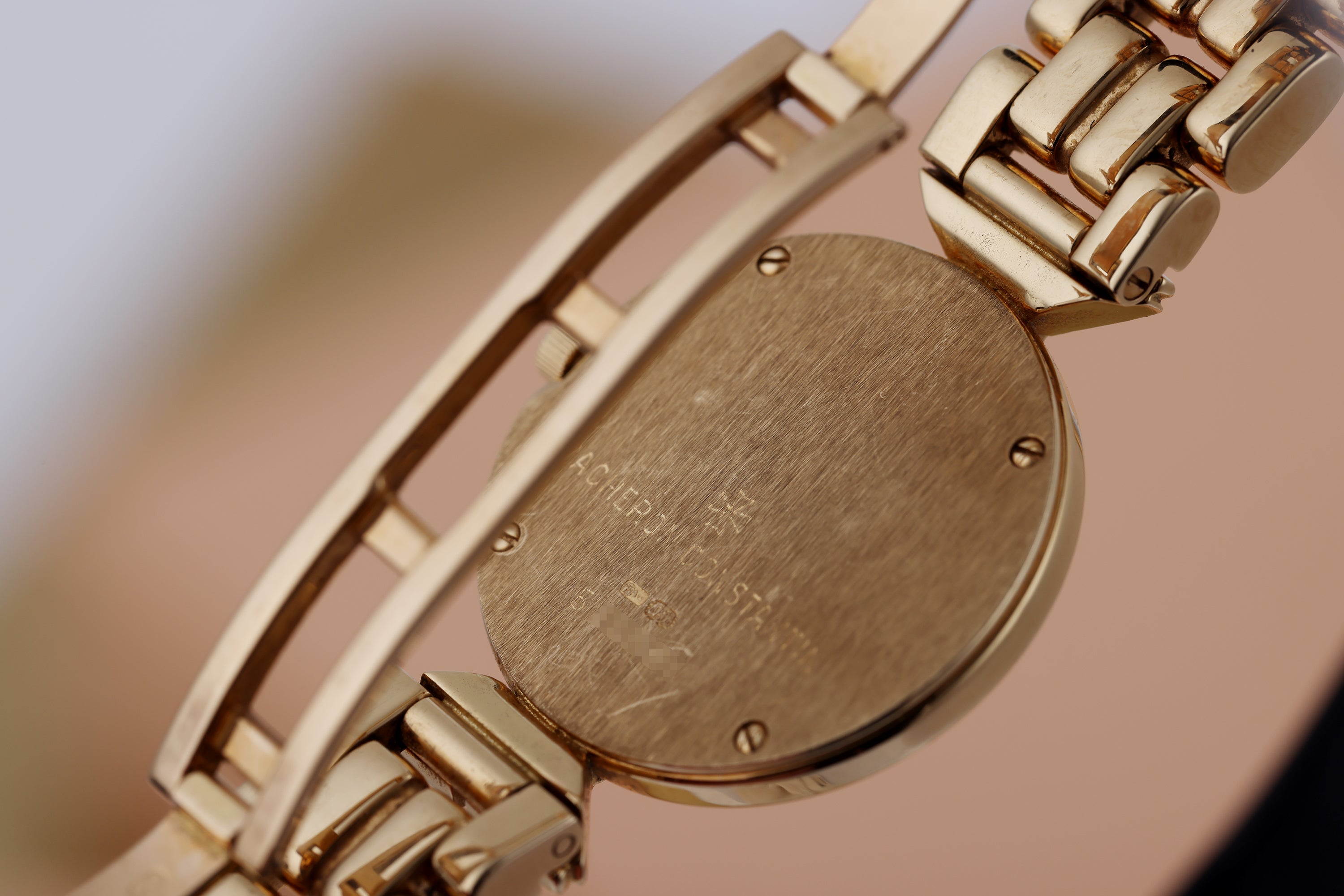 Vacheron Constantin Ladies Watch | Silvered Dial | Diamond Bezel & Bracelet | 22.5mm | 18k Yellow Gold | 2000's