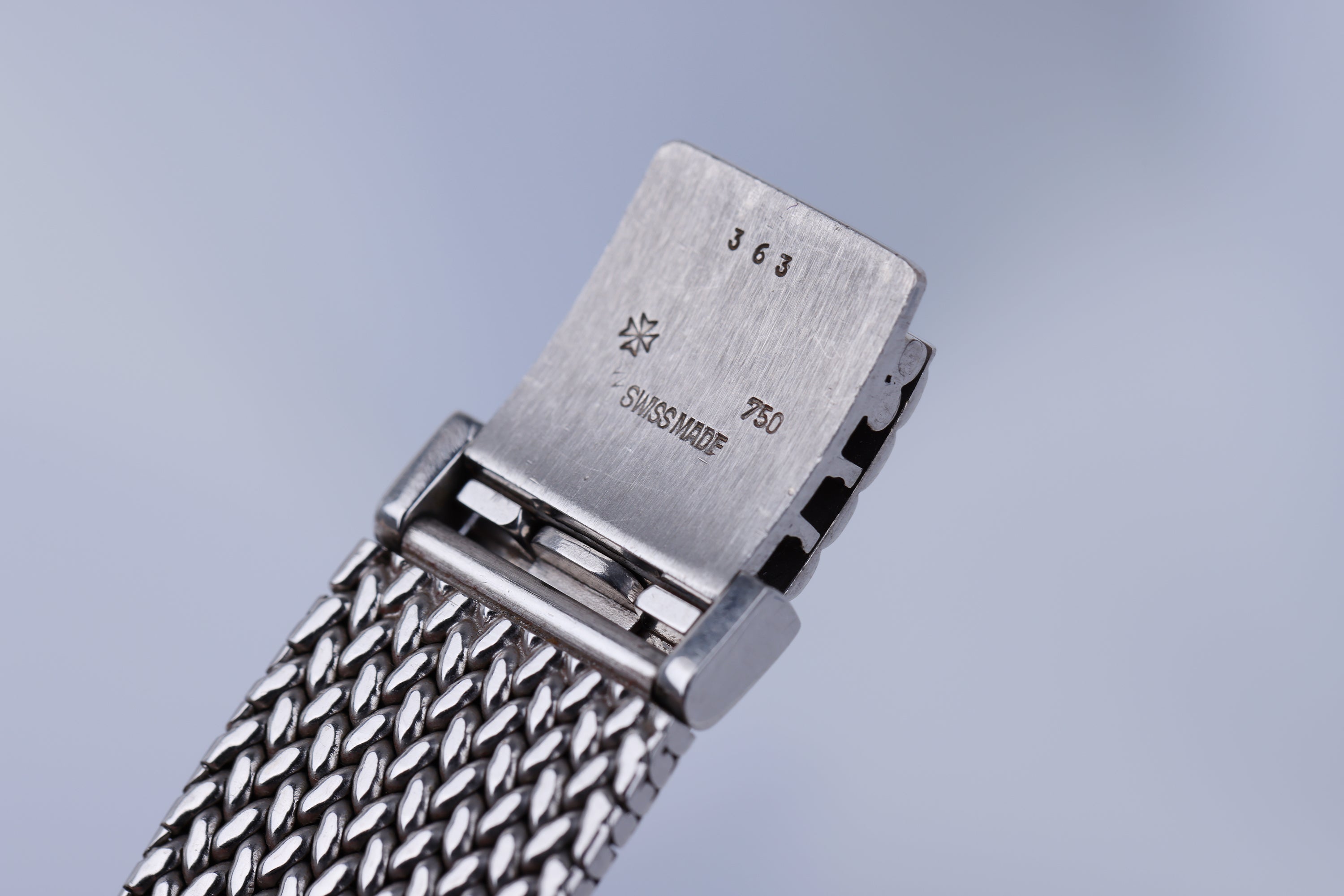 Vacheron Constantin 1980's Watch | Onyx & Pave Diamond Dial | 18k White Gold | 30mm | Manual Wind