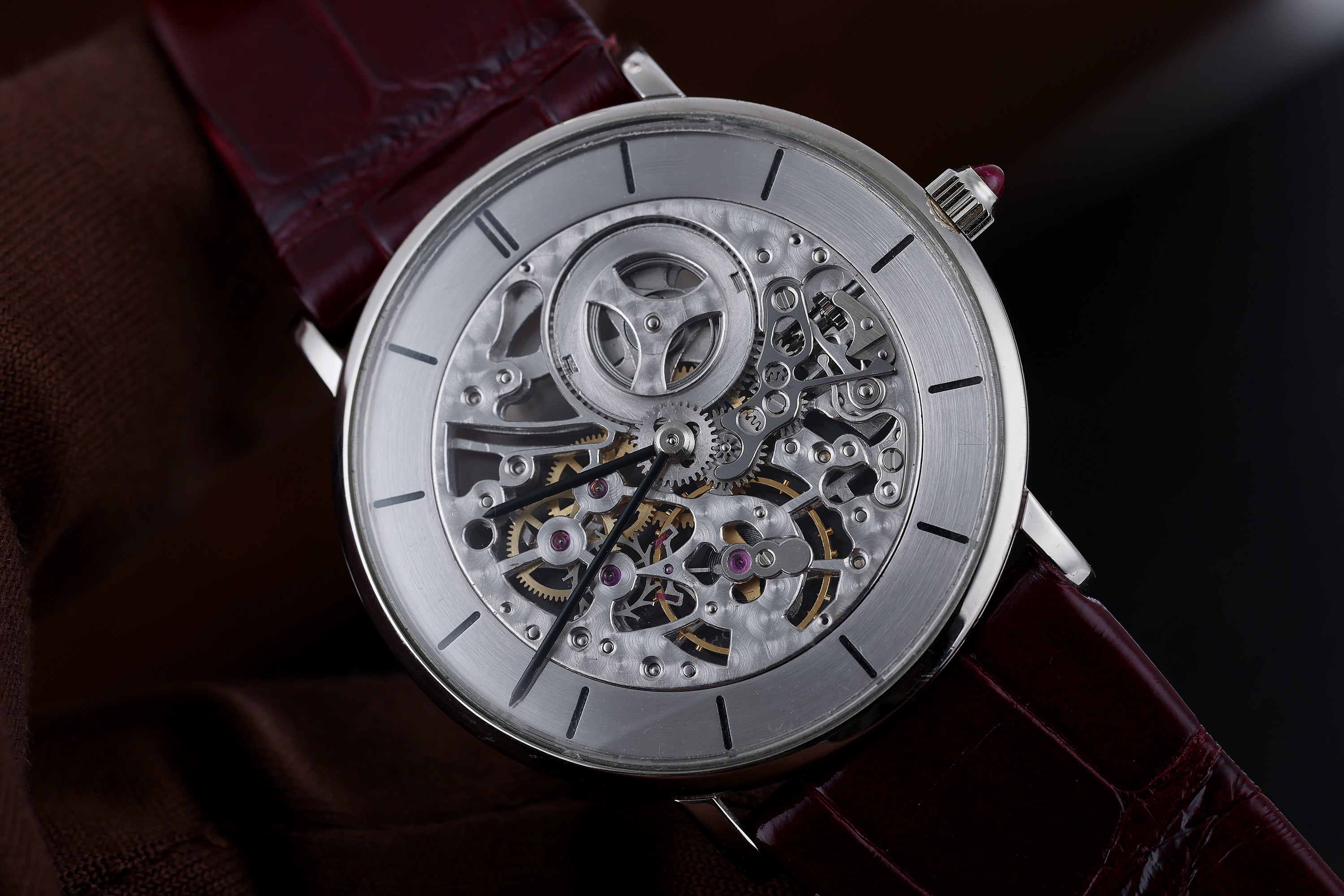 Vacheron Constantin Skeleton Patrimony Squelette | REF. 7066 | 18k White Gold | 30mm | 1967