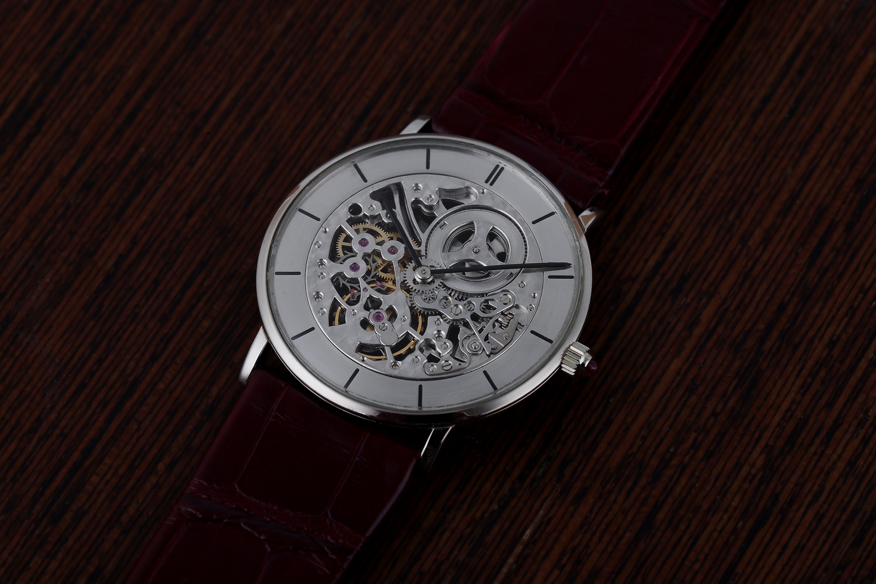 Vacheron Constantin Skeleton Patrimony Squelette | REF. 7066 | 18k White Gold | 30mm | 1967