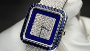 Rare Vacheron Constantin  Lapis Lazuli, Pave Diam