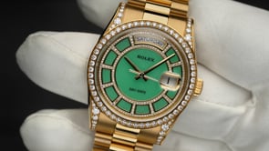 Unworn Rolex Day-Date REF. 118388 Carousel Gre