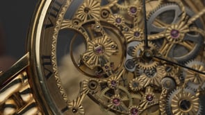 IWC 18K Yellow Gold Skeleton