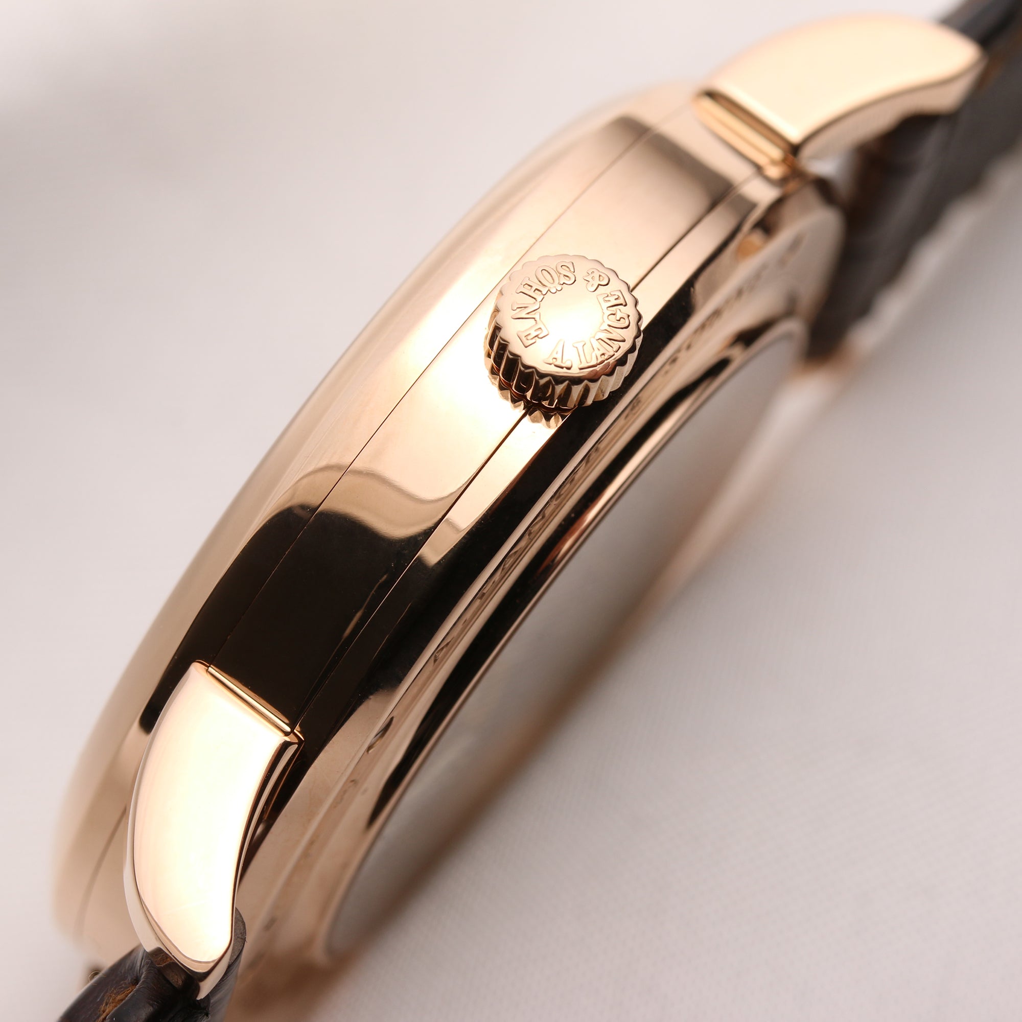 A. Lange & Söhne Lange 1 Time Zone 116.033 18K Rose Gold Second Hand Watch Collectors 6