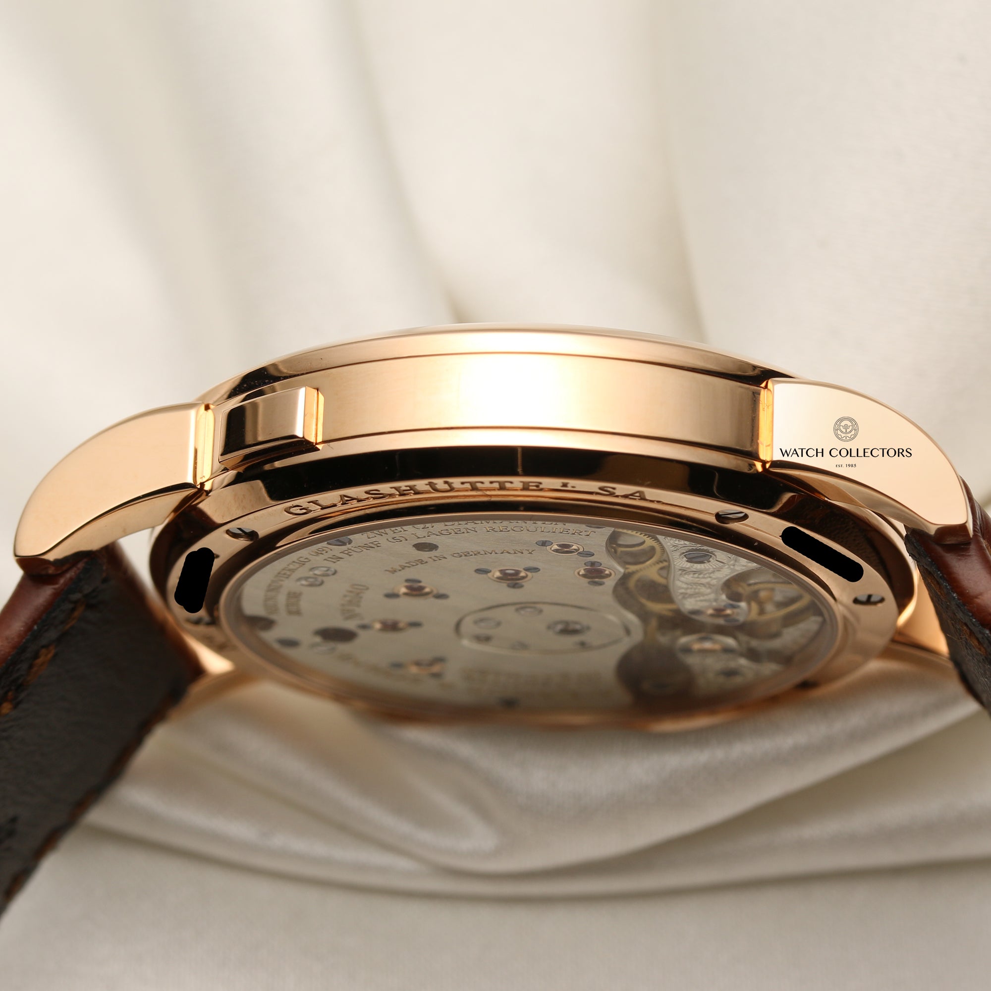 A.Lange & Sohne Tourbillon 18K Rose Gold Second Hand Watch Collectors 7