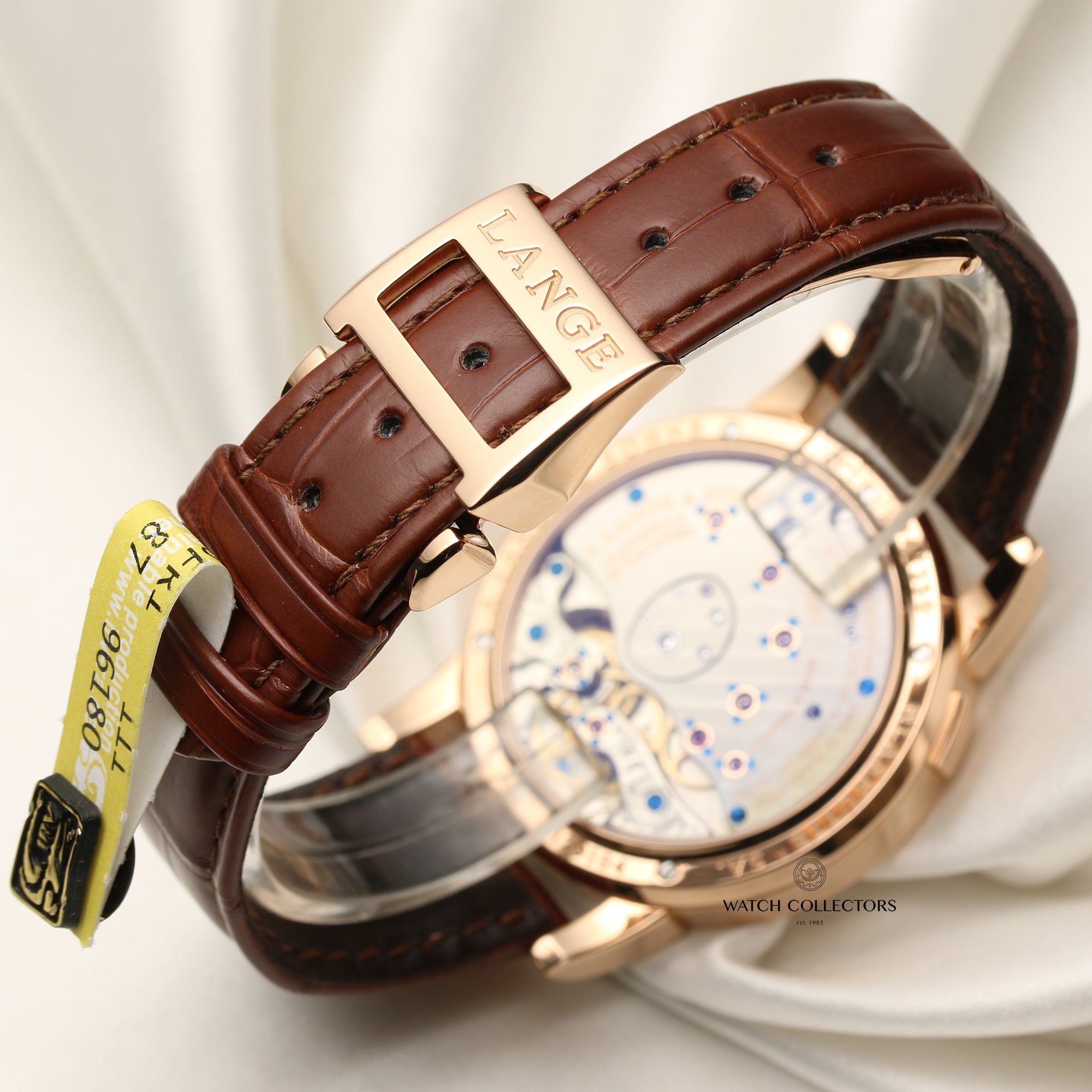 A.Lange & Sohne Tourbillon 18K Rose Gold Second Hand Watch Collectors 8