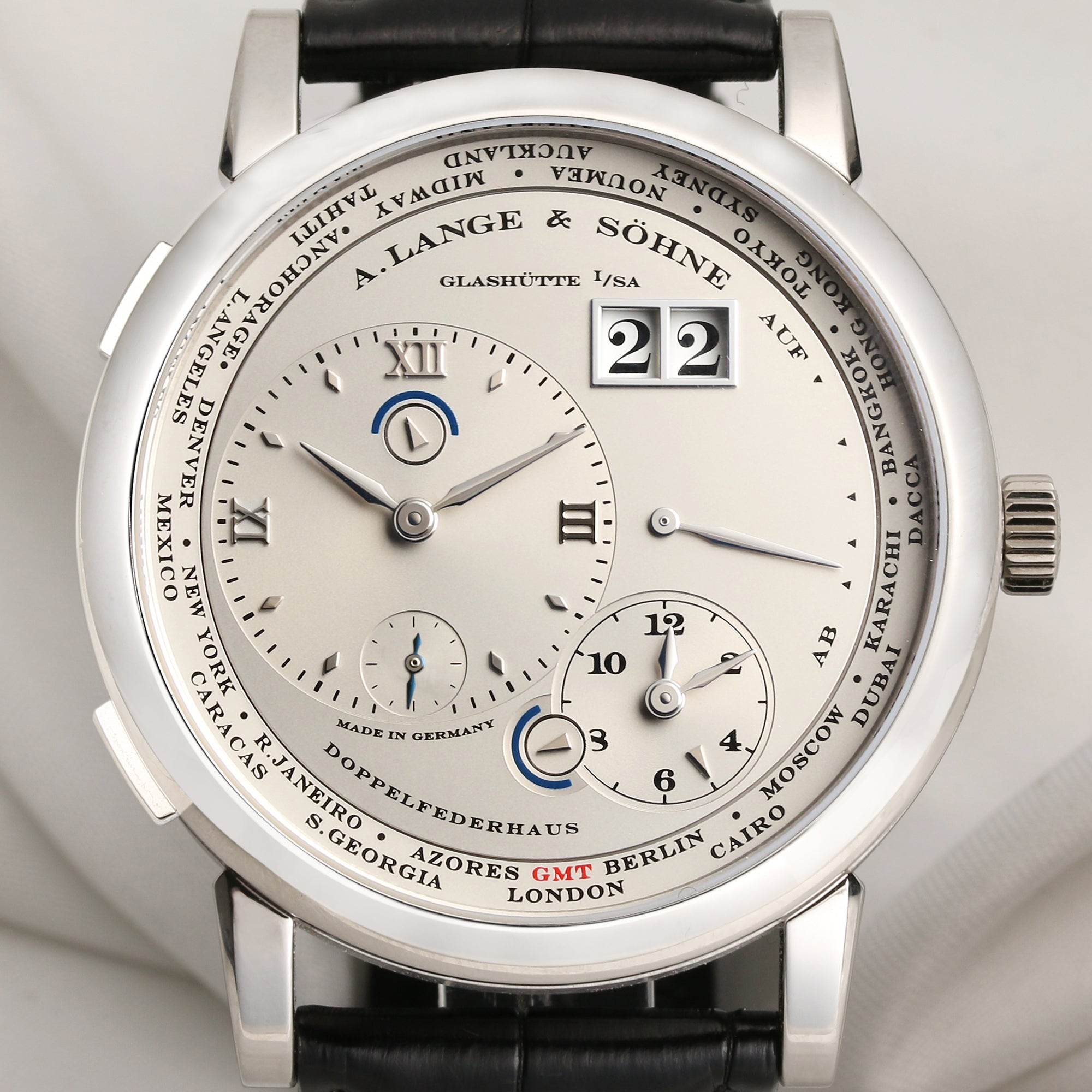 A.Lange & Sohne Travel Time Platinum 116.025 Second Hand Watch Collectors 2