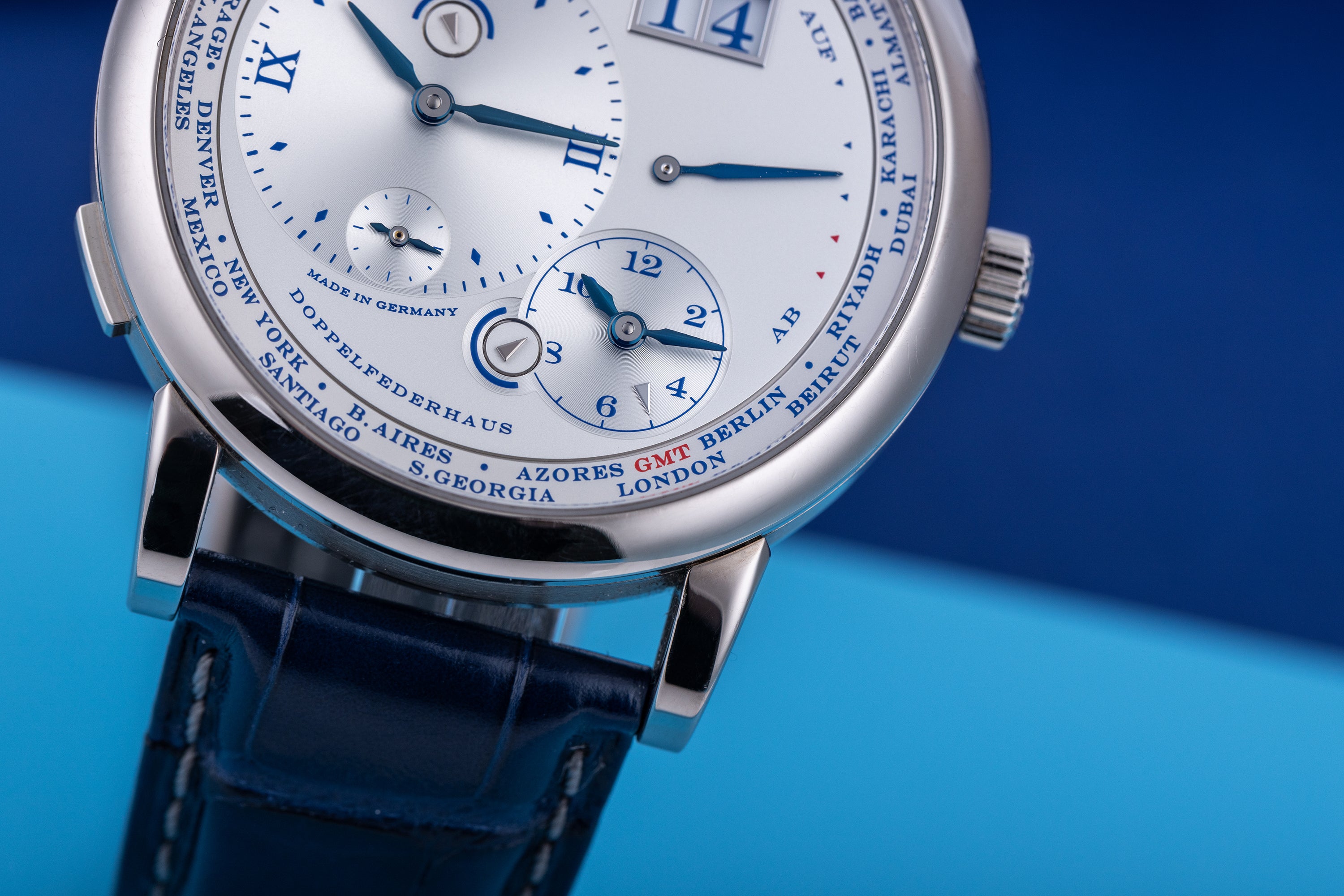 A. Lange & Söhne | Lange 1 Time Zone | 25th Anniversary Limited Edition (25 pieces) | REF. 116.066 | 18k White Gold | Silver Dial | 2019 | Archive Papers