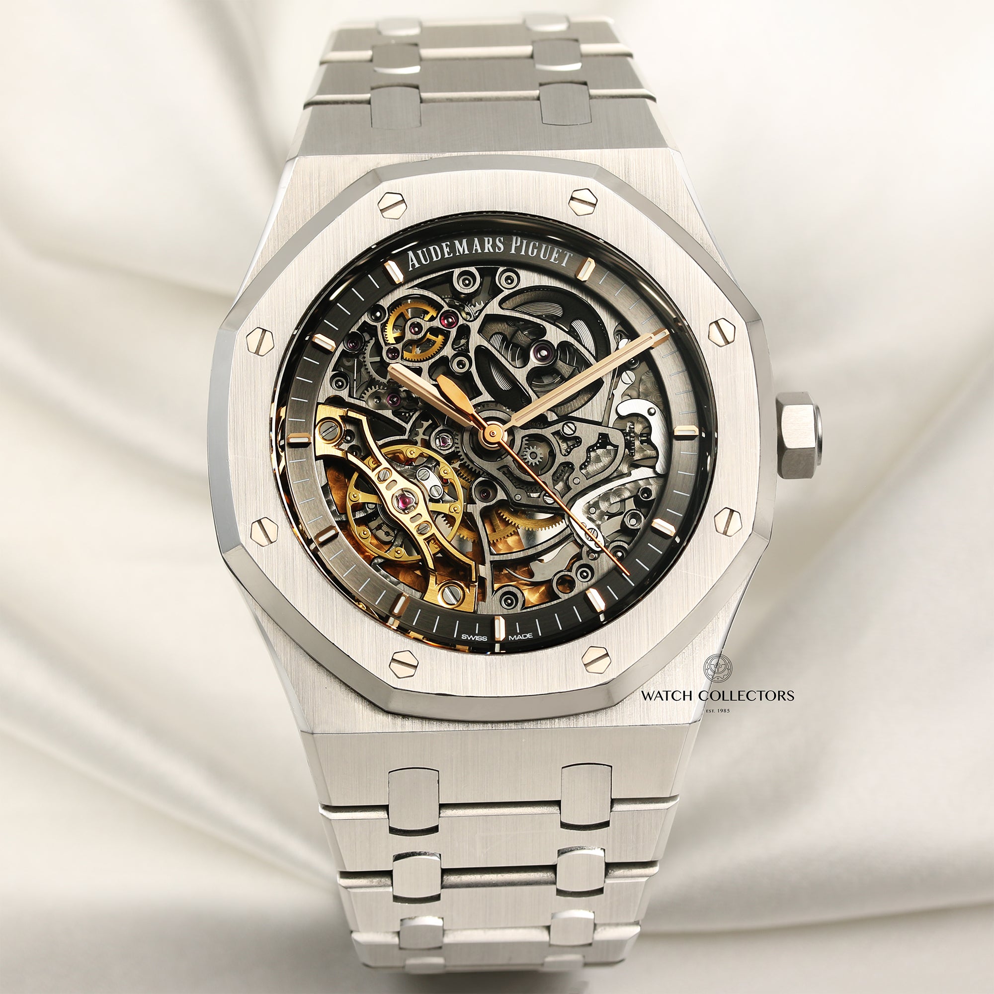 AP Skeleton Stainless Steel Second Hand Watch Collectors 1