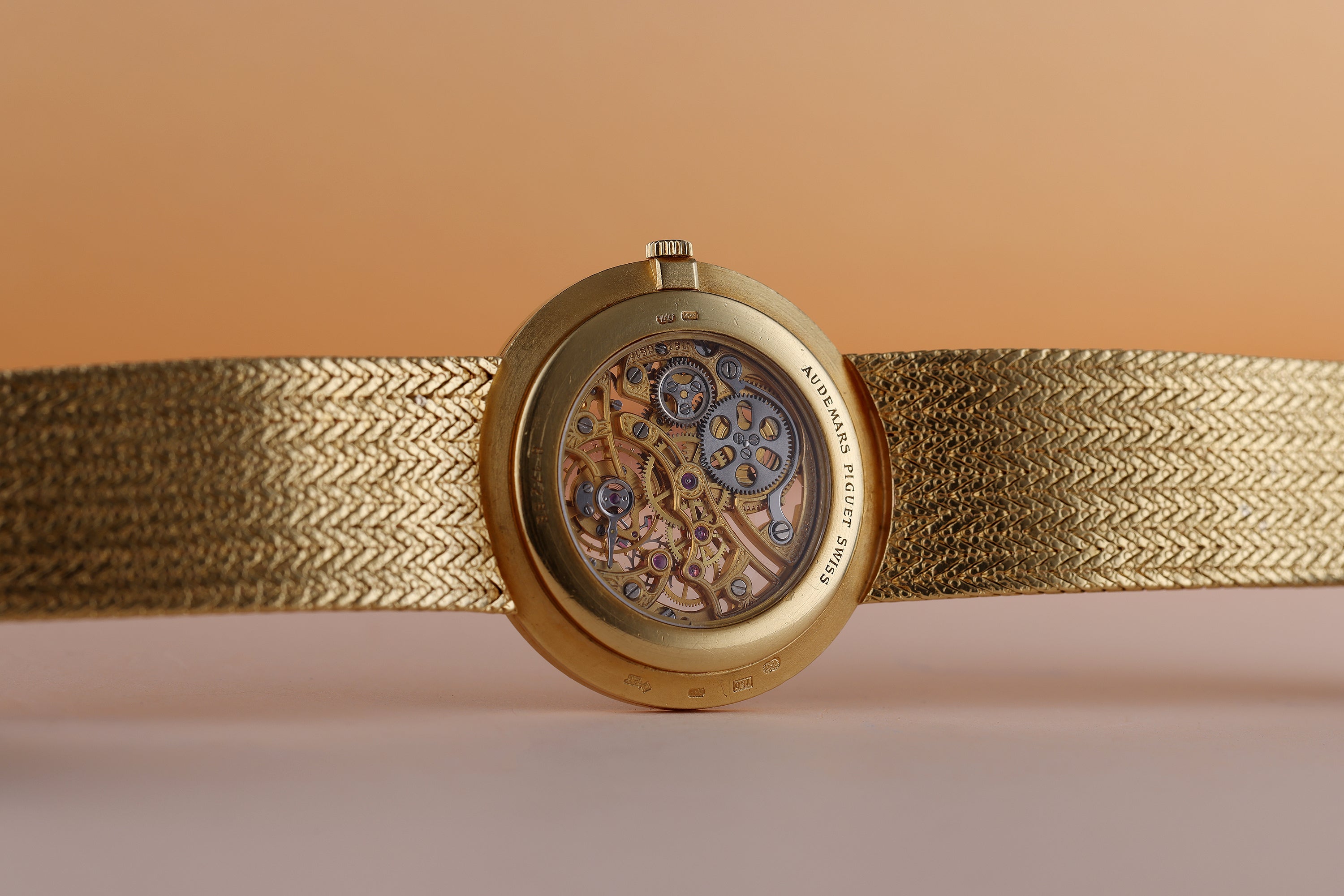 Audemars Piguet | Open-Worked Skeleton Dial | Diamond Wristwatch | 18k Yellow Gold