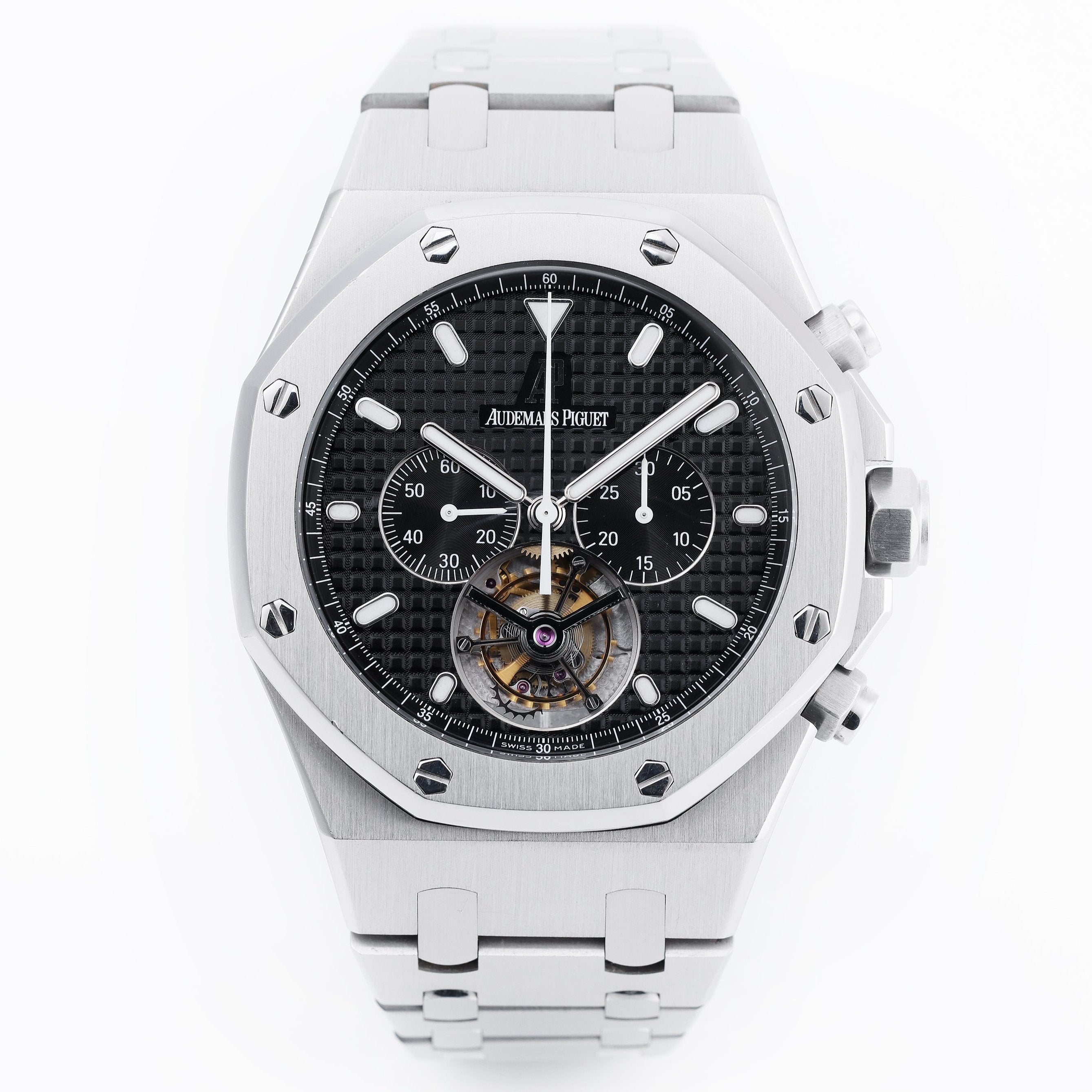 Audemars Piguet Royal Oak Tourbillon | REF. 25977ST.OO.1205ST.02 | Black Dial | Archive Papers & Box | Stainless Steel