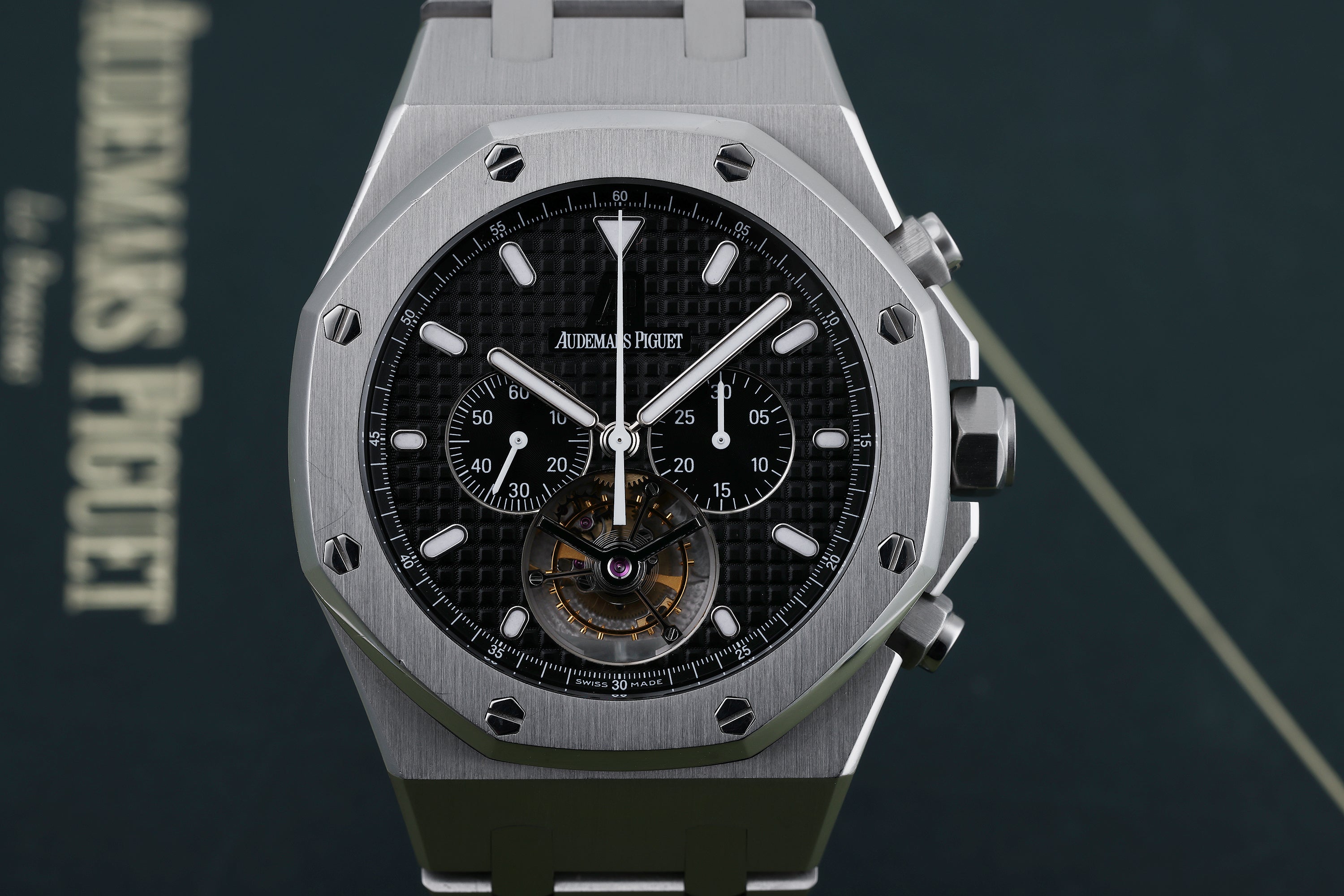 Audemars Piguet Royal Oak Tourbillon | REF. 25977ST.OO.1205ST.02 | Black Dial | Archive Papers & Box | Stainless Steel