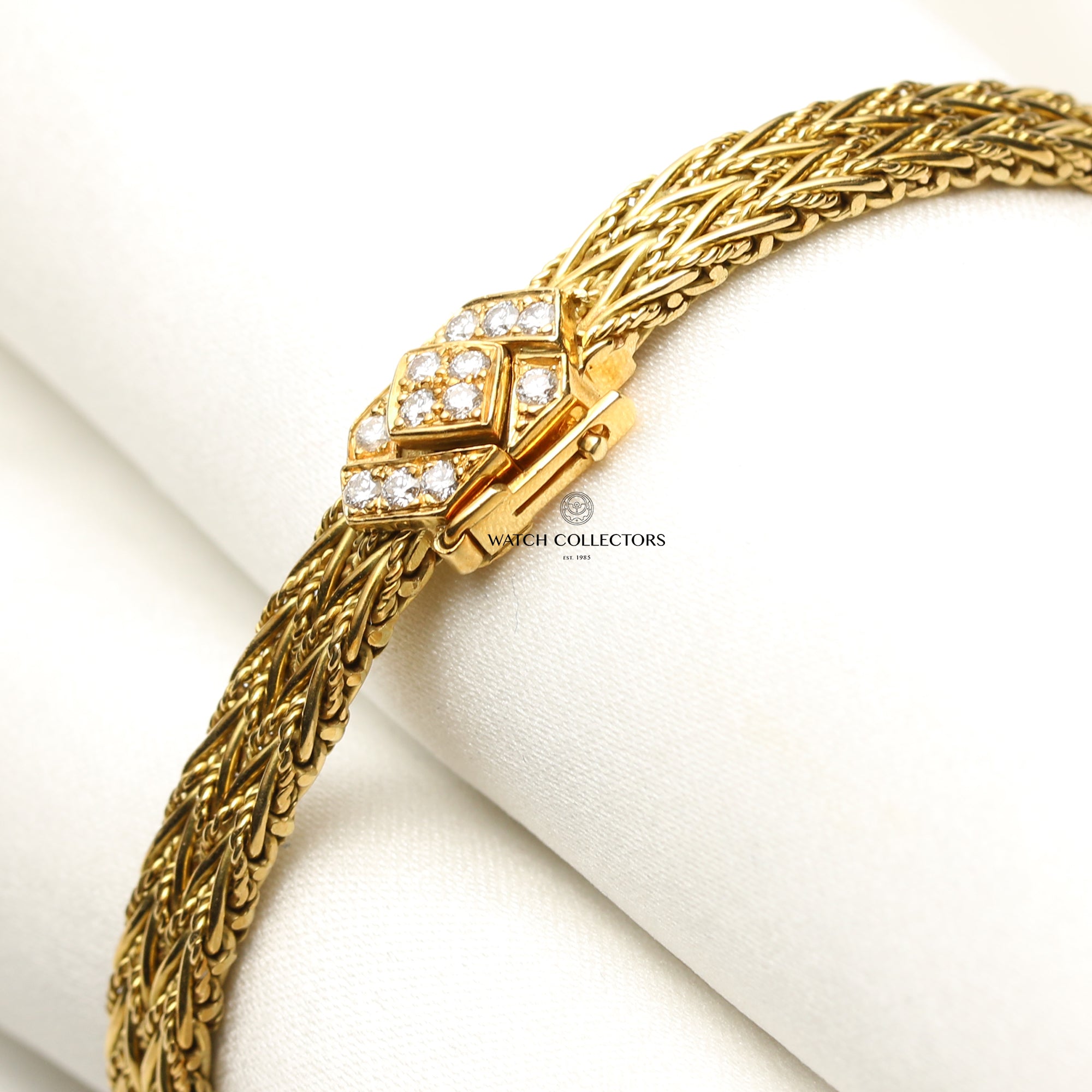 Audemars Piguet 18K Yellow Gold Diamond Second Hand Watch Collectors 5