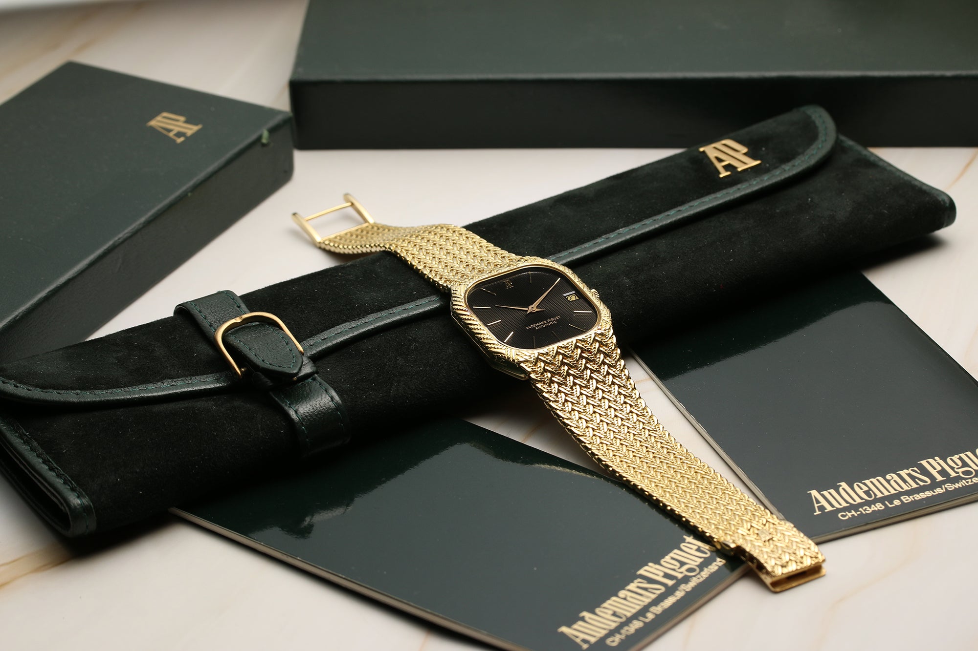 Audemars Piguet 18K Yellow Gold Second hand Watch Collectors 6