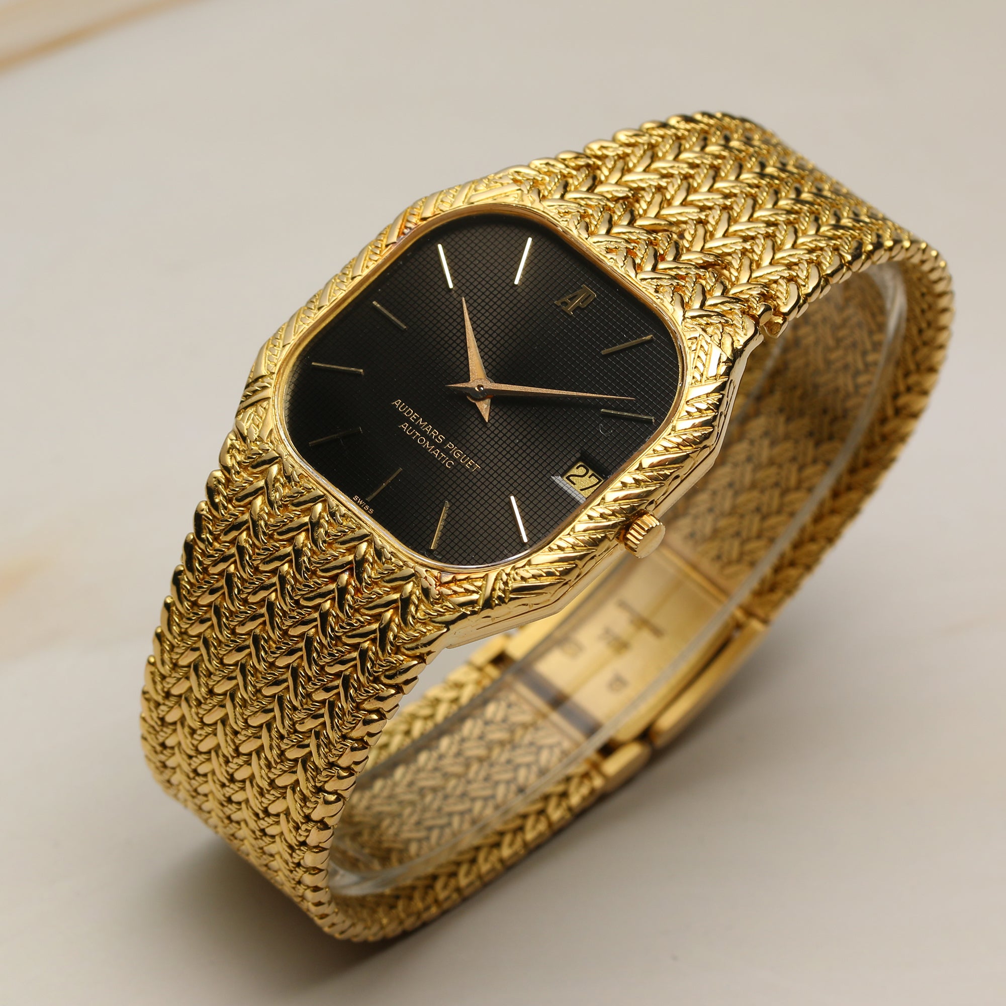 Audemars Piguet 18K Yellow Gold Second hand Watch Collectors 7