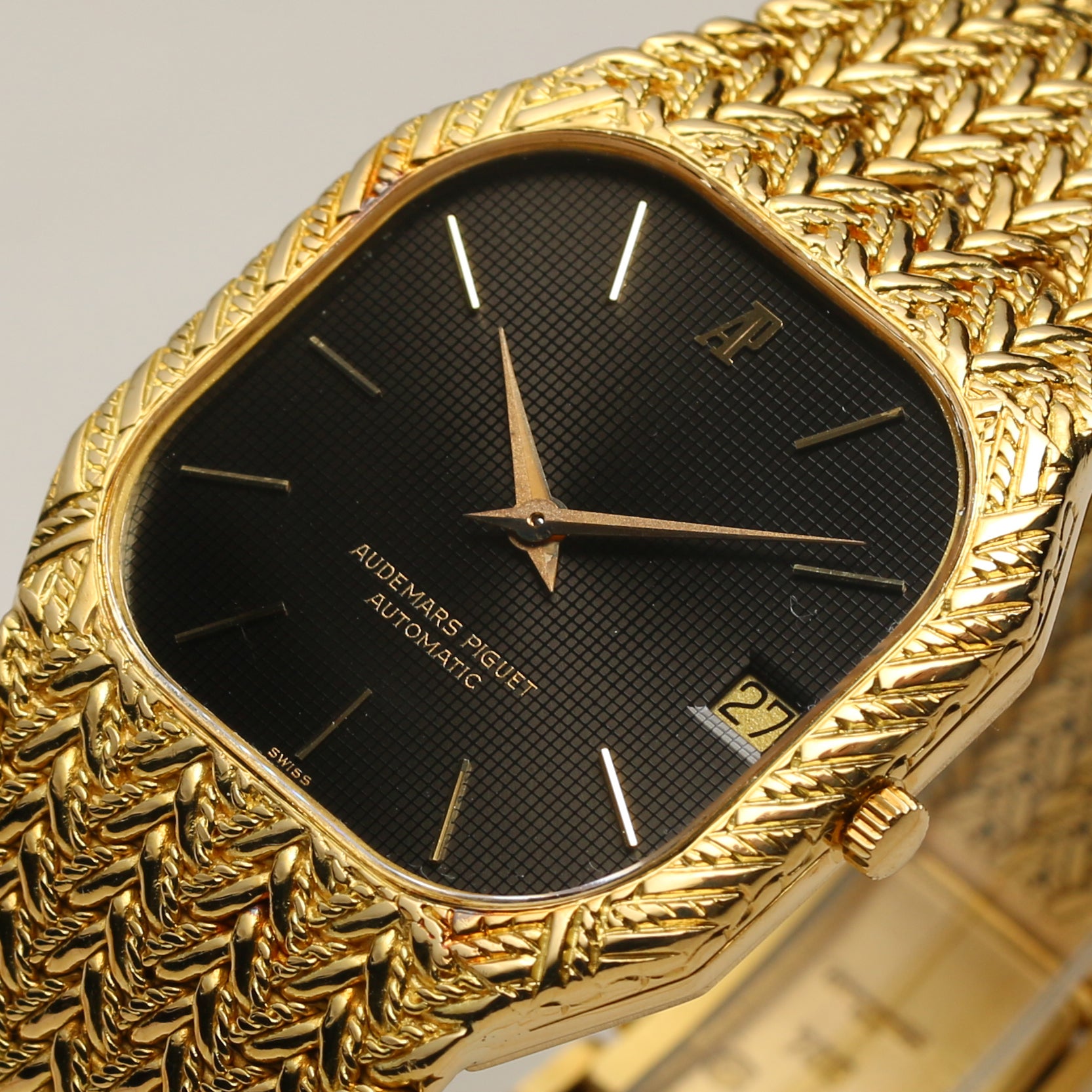 Audemars Piguet 18K Yellow Gold Second hand Watch Collectors 8