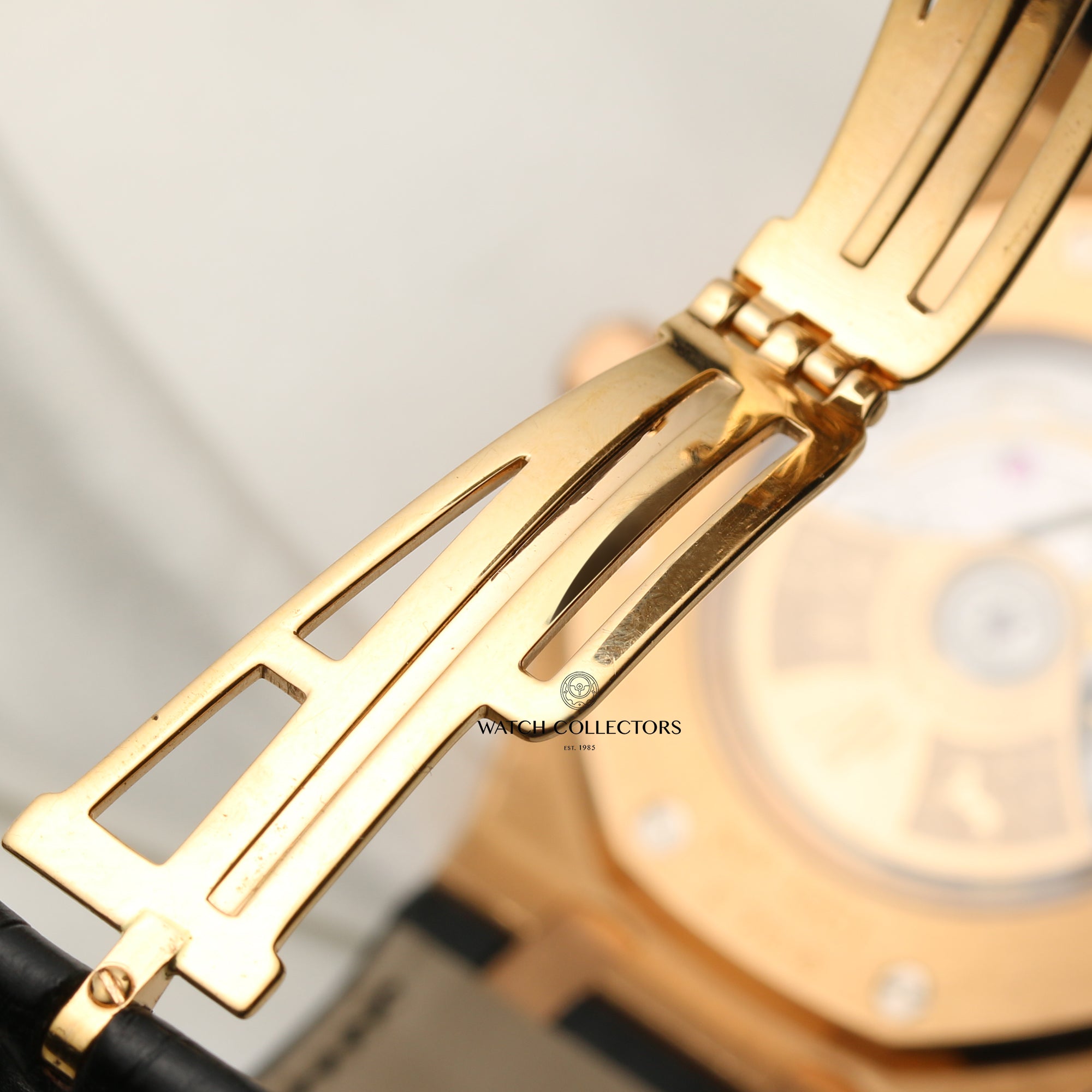 Audemars Piguet Royal Oak 18K Rose Gold Second Hand Watch Collectors 9