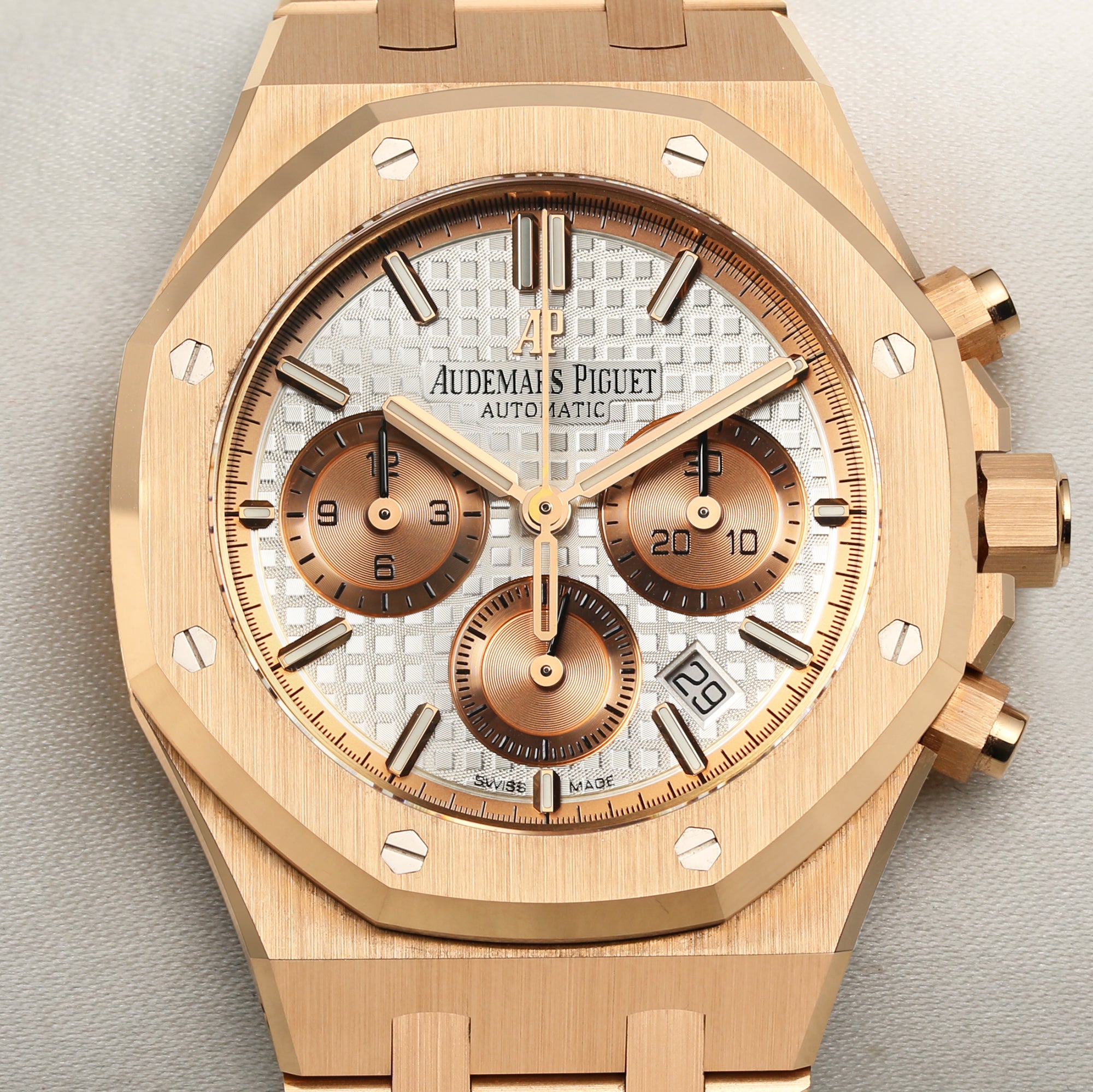 Audemars Piguet Royal Oak Offshore 18K Rose Gold Second Hand Watch Collectors 2_