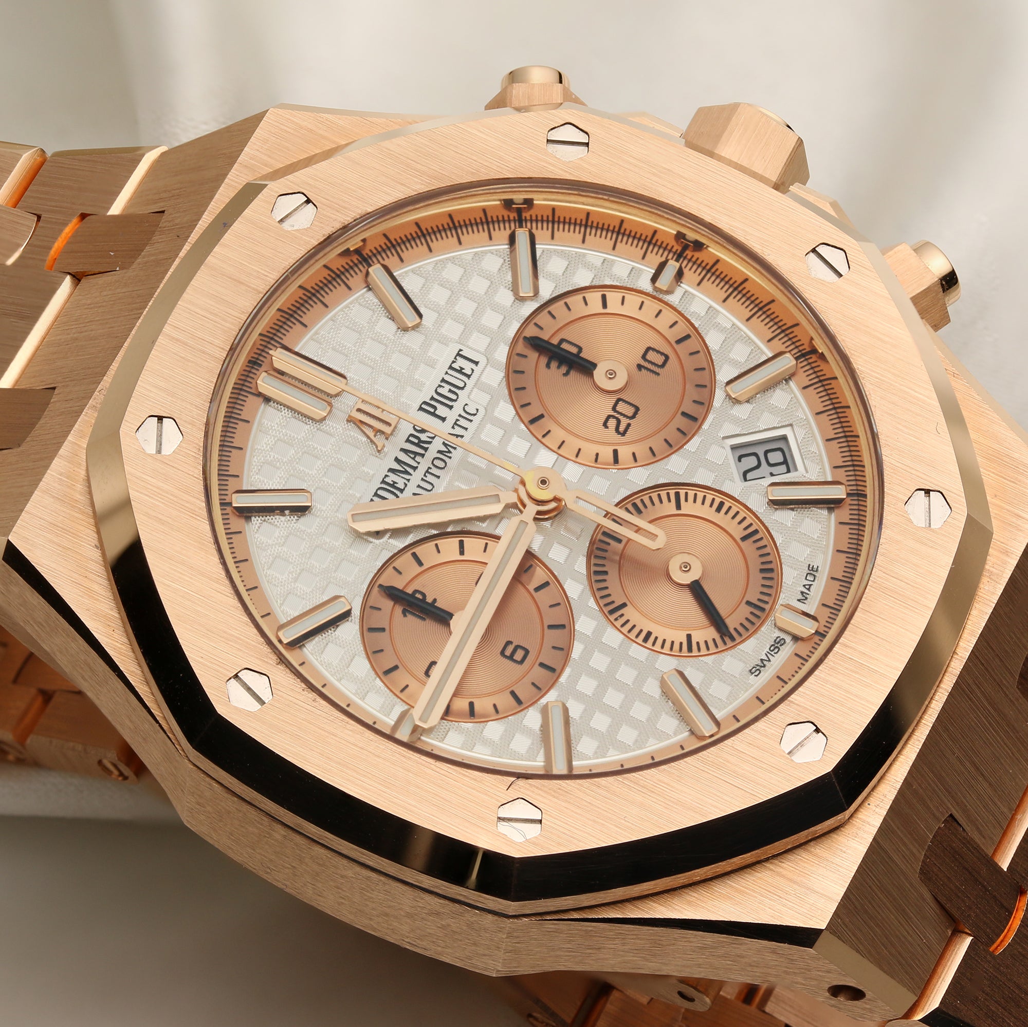 Audemars Piguet Royal Oak Offshore 18K Rose Gold Second Hand Watch Collectors 5_