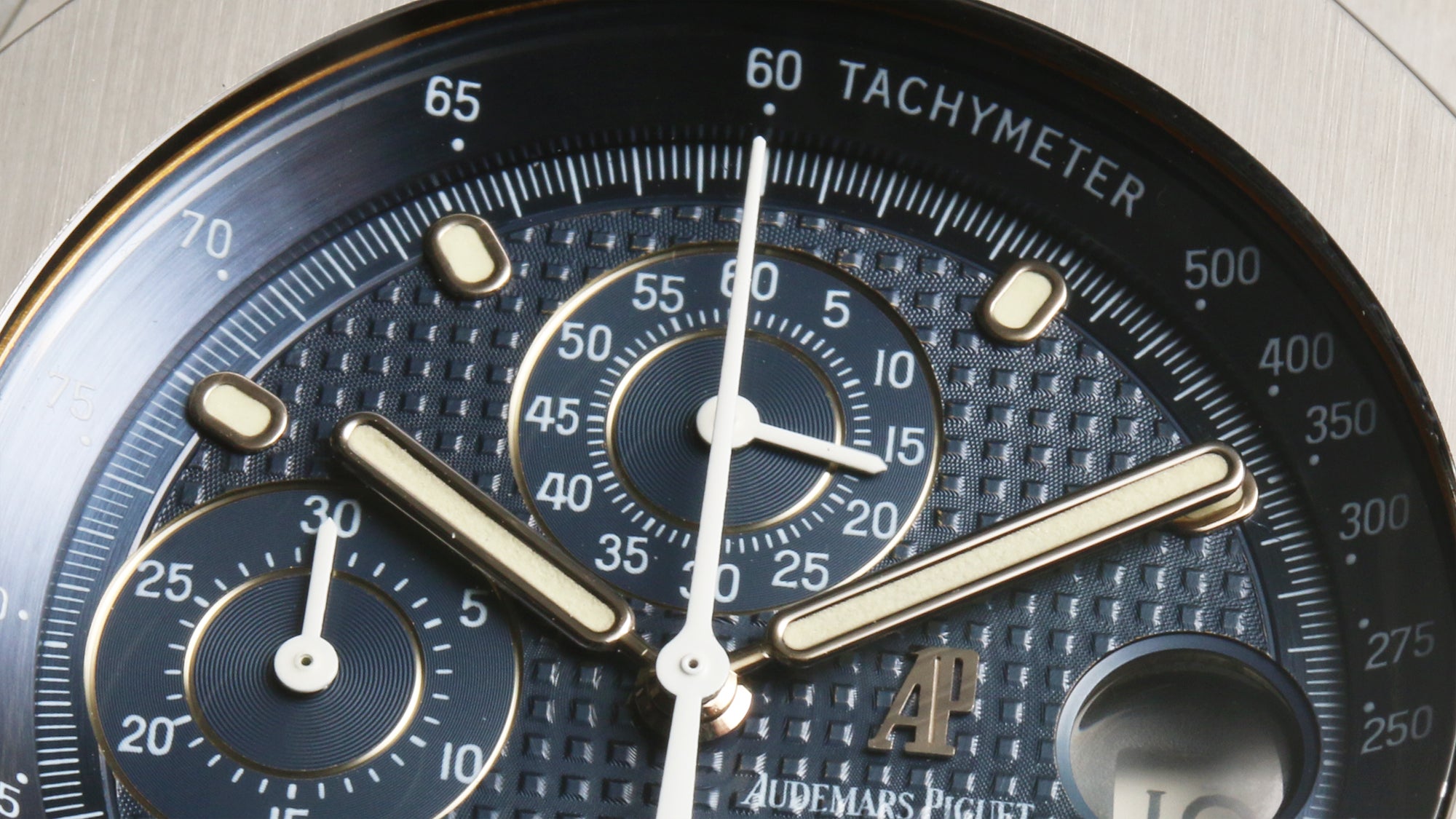 Audemars Piguet Royal Oak Offshore Chronograph Blue Dial Stainless Steel Second Hand Watch Collectors 5