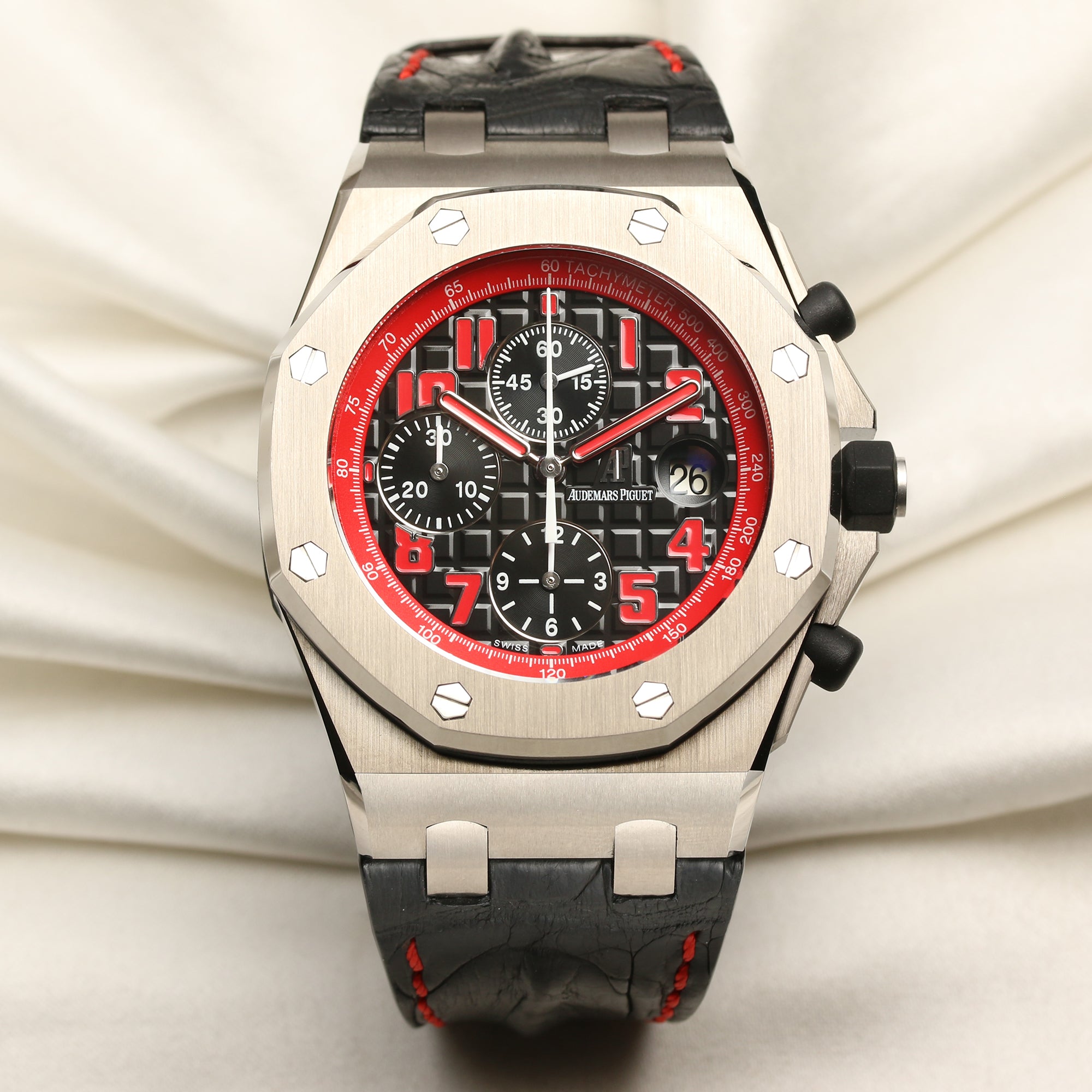 Audemars Piguet Royal Oak Offshore Stainless Steel Second Hand Watch Collectors 1