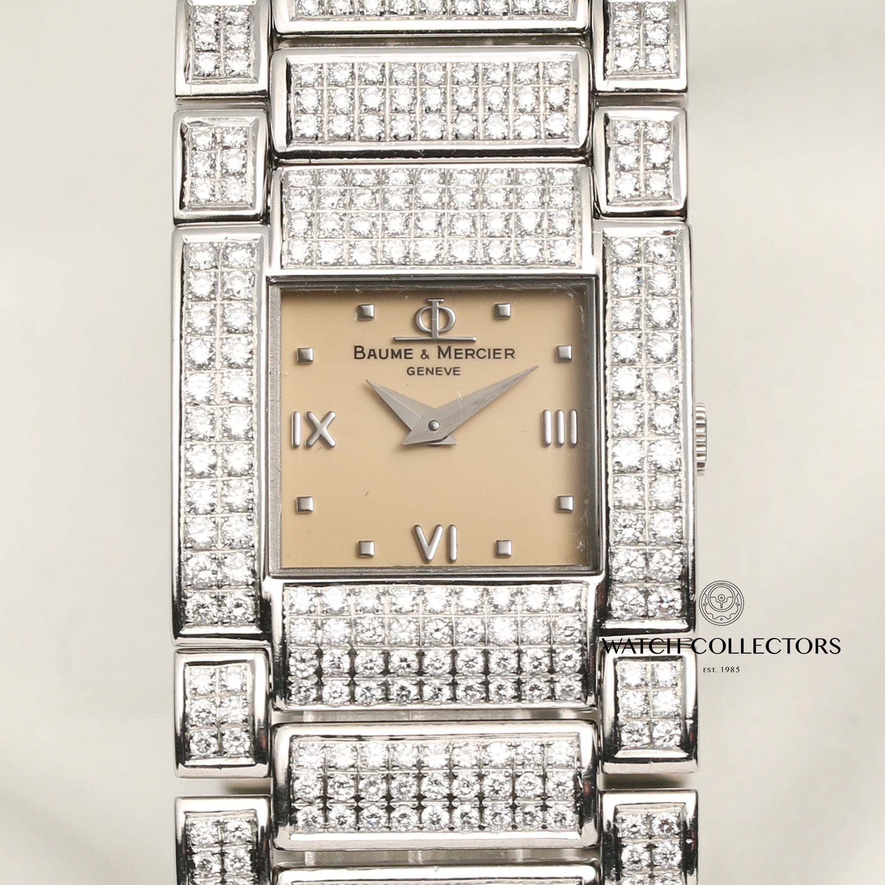Baume & Mercier Full Diamond Bracelet Second Hand Watch Collectors 2