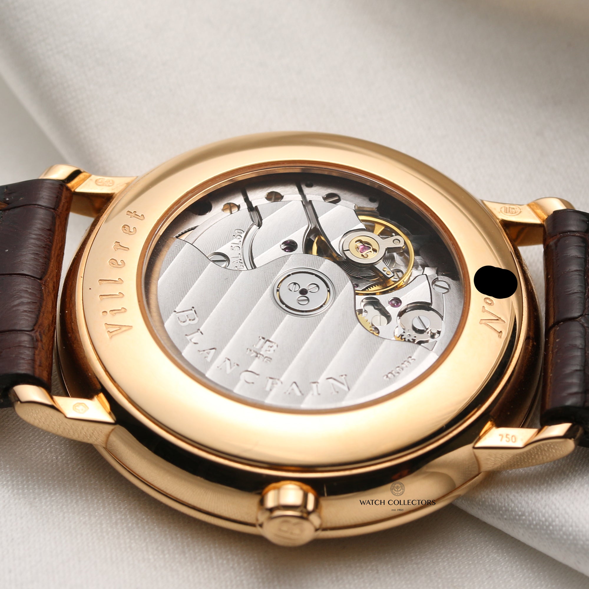 Blancpain Villeret 18K Rose Gold Second Hand Watch Collectors 8