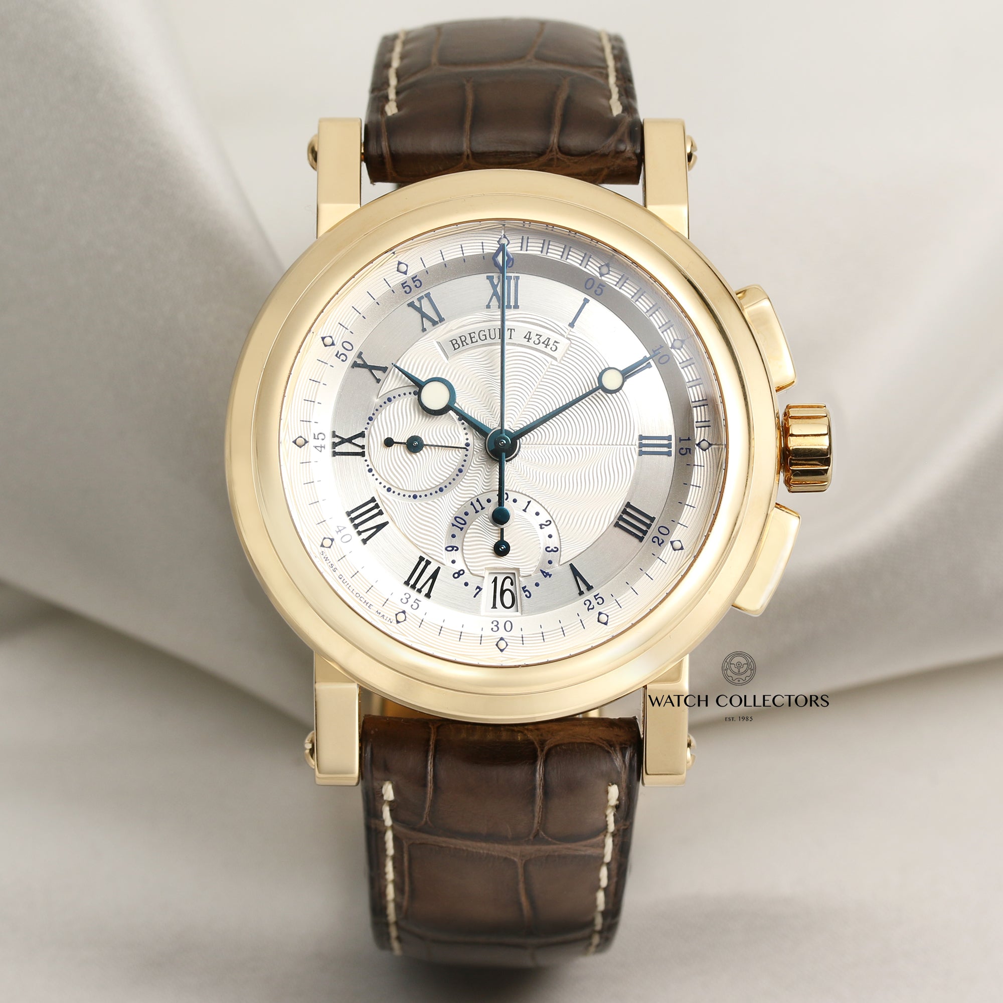 Breguet 18K Yellow Gold Chronograph Second Hand Watch Collectors 1