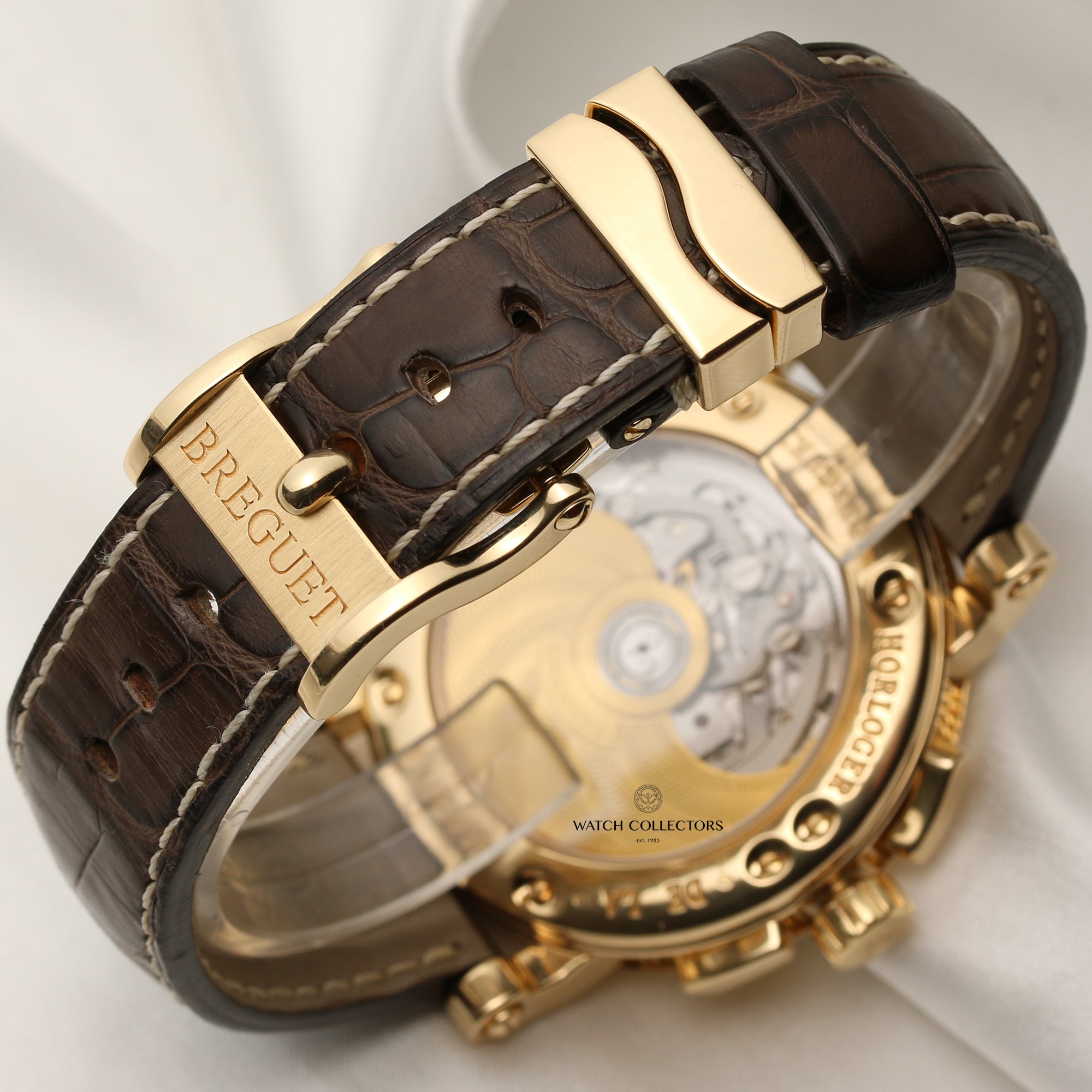 Breguet 18K Yellow Gold Chronograph Second Hand Watch Collectors 7