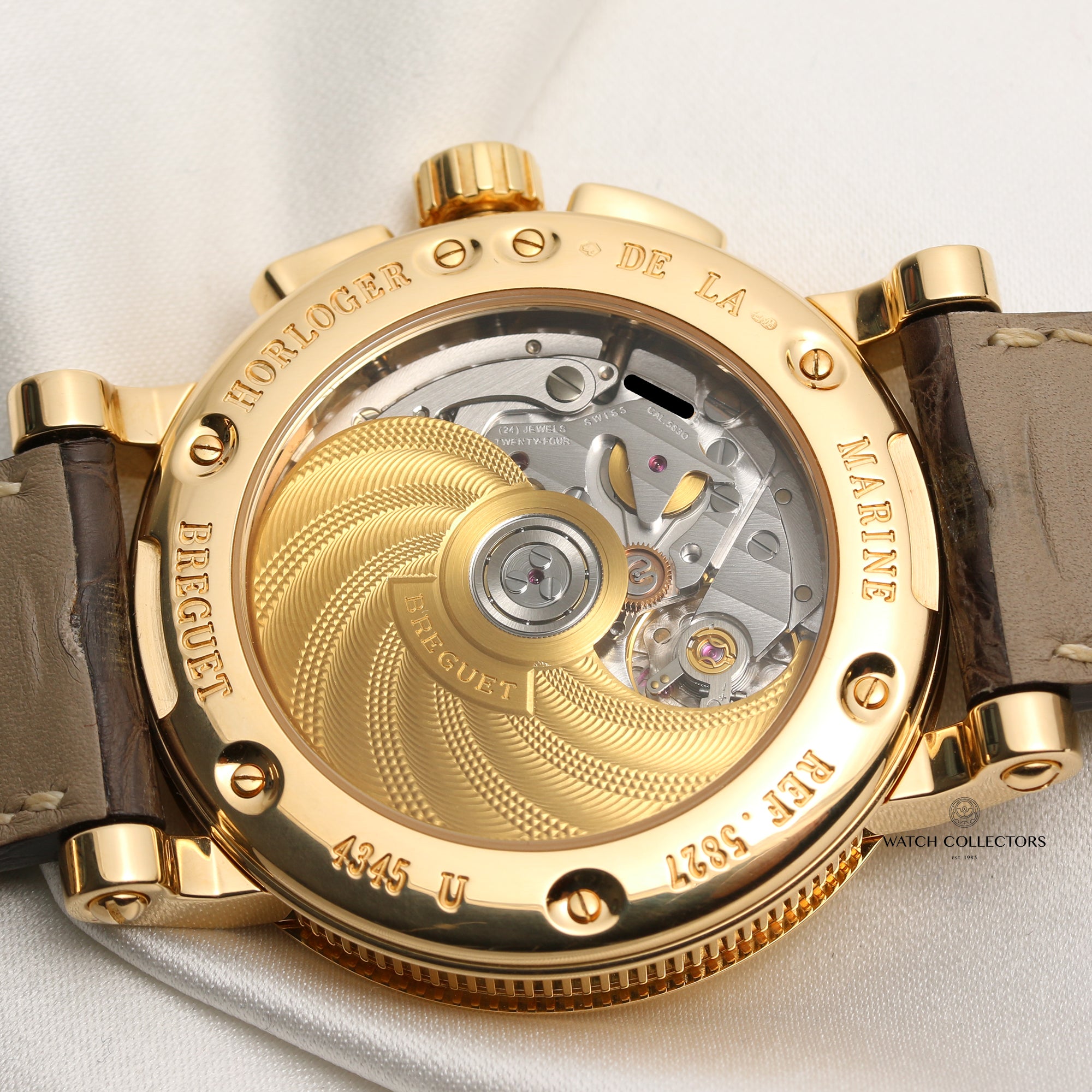 Breguet 18K Yellow Gold Chronograph Second Hand Watch Collectors 8