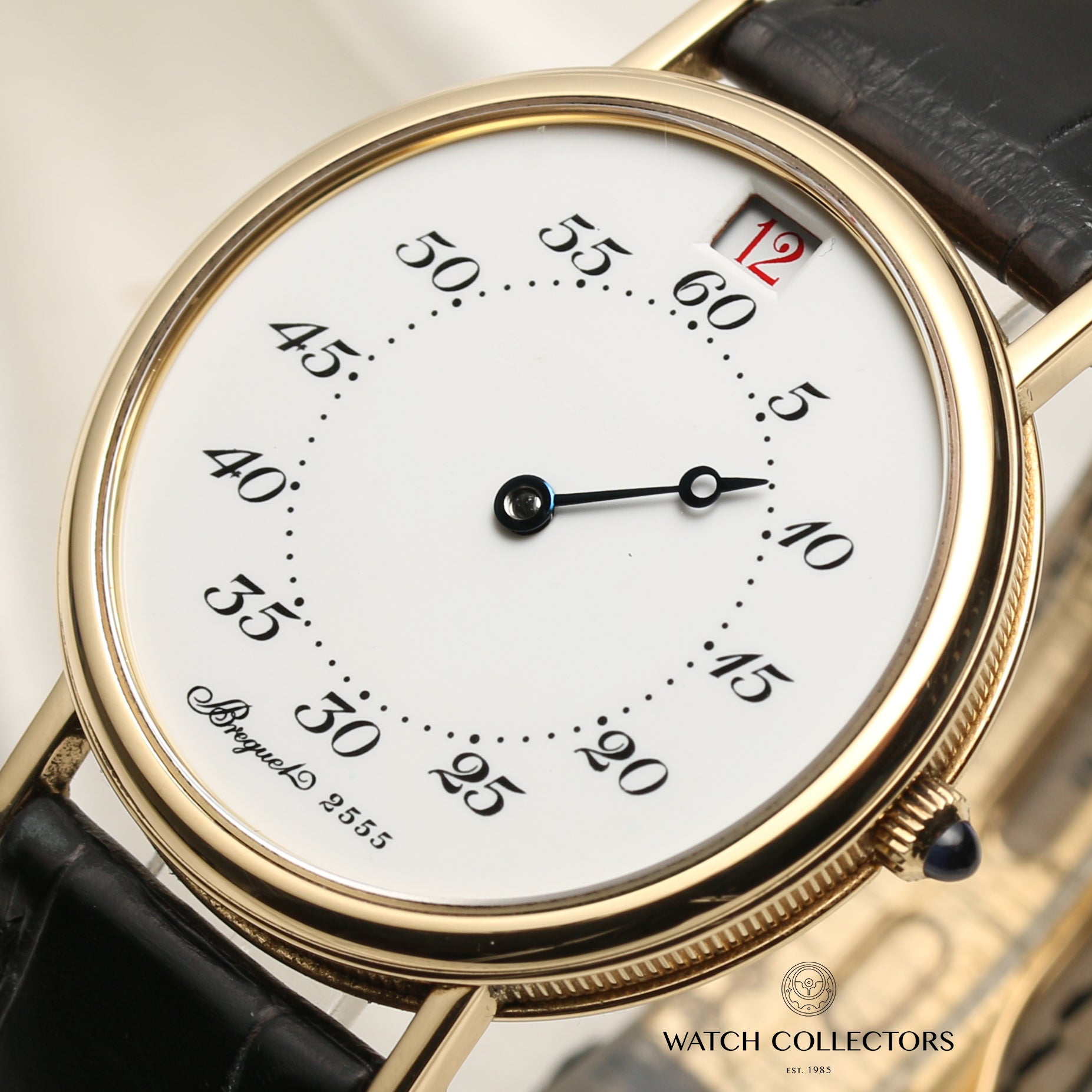 Breguet 18K Yellow Gold Second Hand Watch Collectors 4