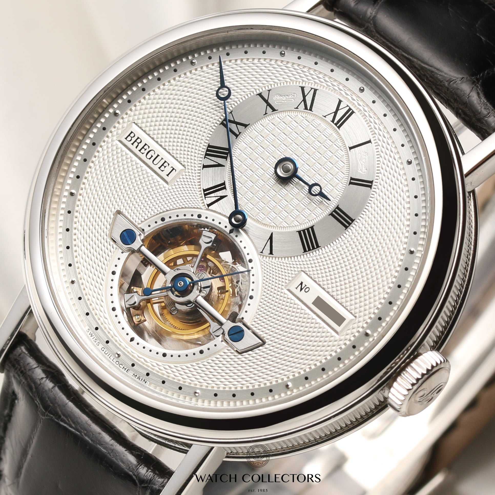 Breguet Classique Grande complications 5307 Tourbillon Platinum Second Hand Watch Collectors 4
