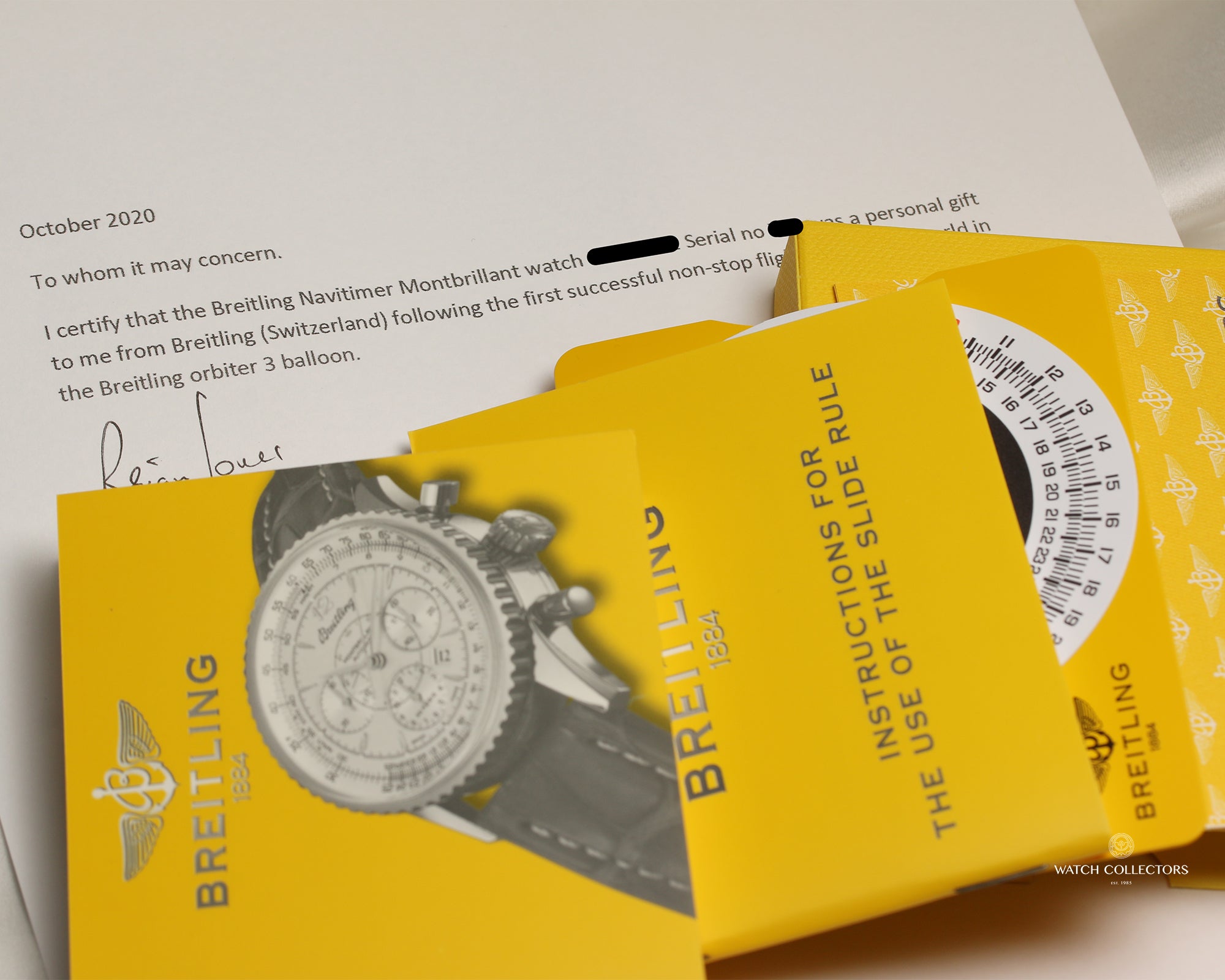 Breitling 18K Rose Gold Navitimer Second Hand Watch Collectors 10