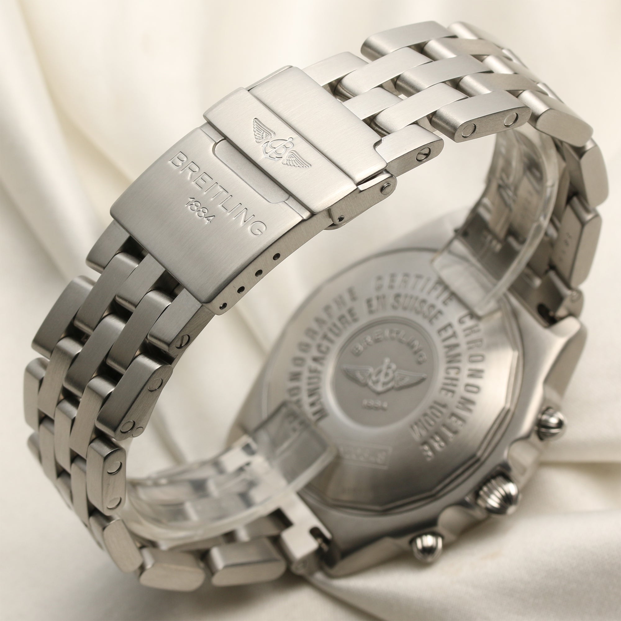 Breitling Stainless Steel Second Hand Watch Collectors 6