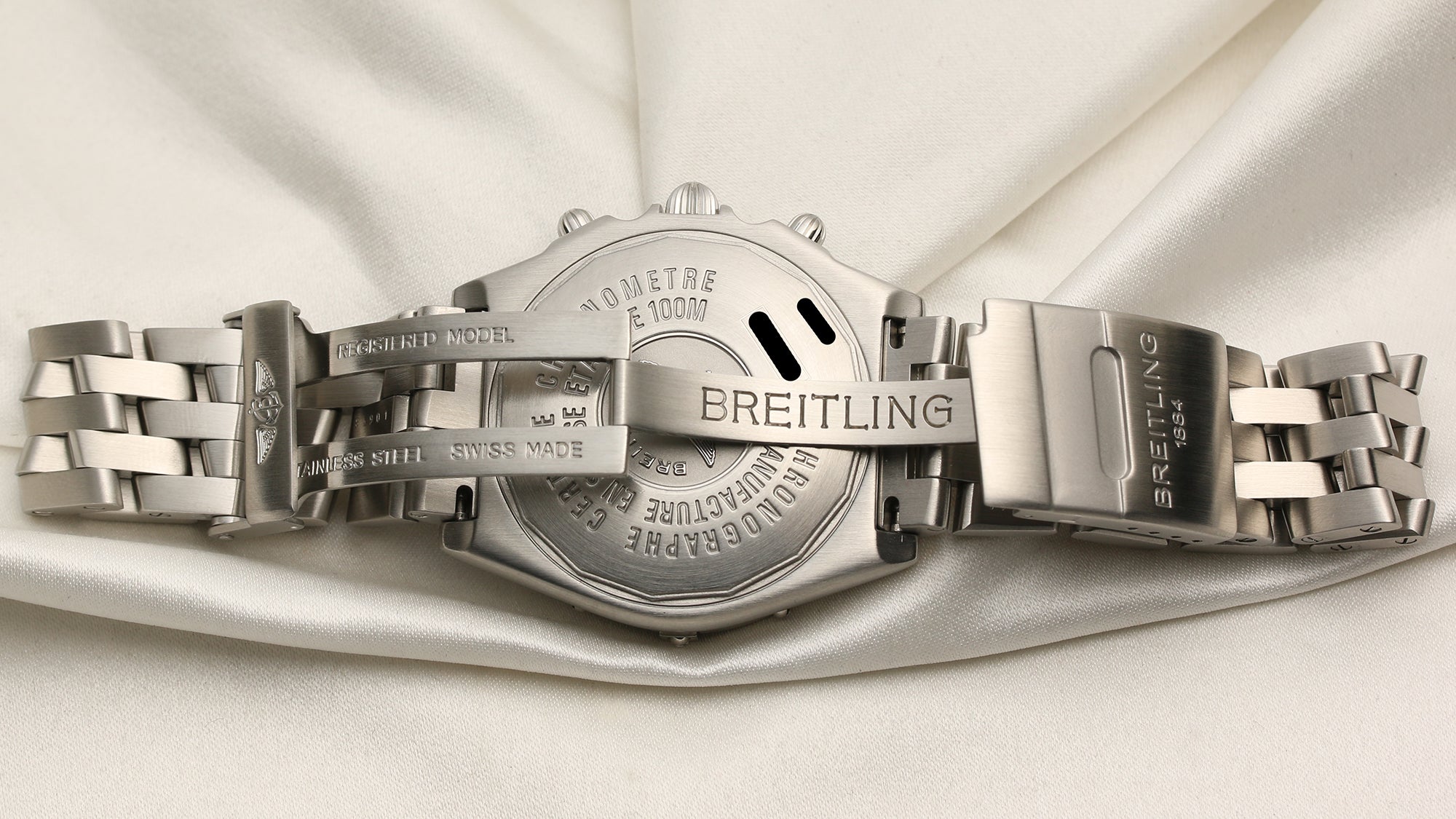 Breitling Stainless Steel Second Hand Watch Collectors 7