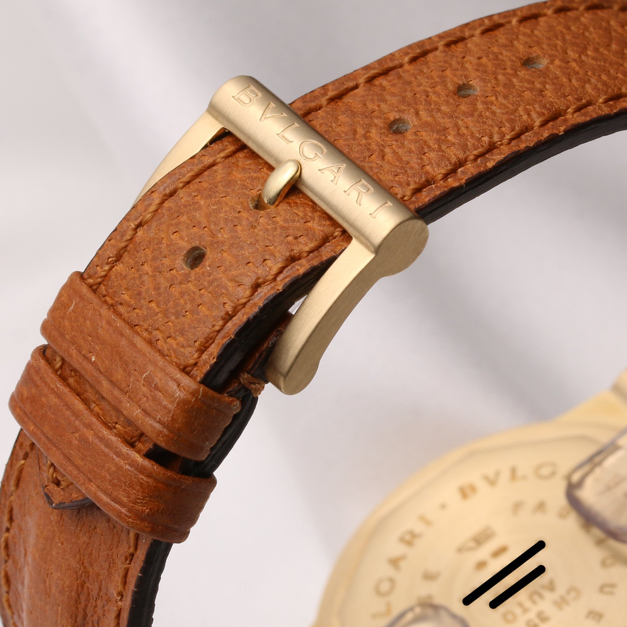 Bulgari Diagono Chronograph CH35G 18K Yellow Gold Second Hand Watch Collectors 1 (6)