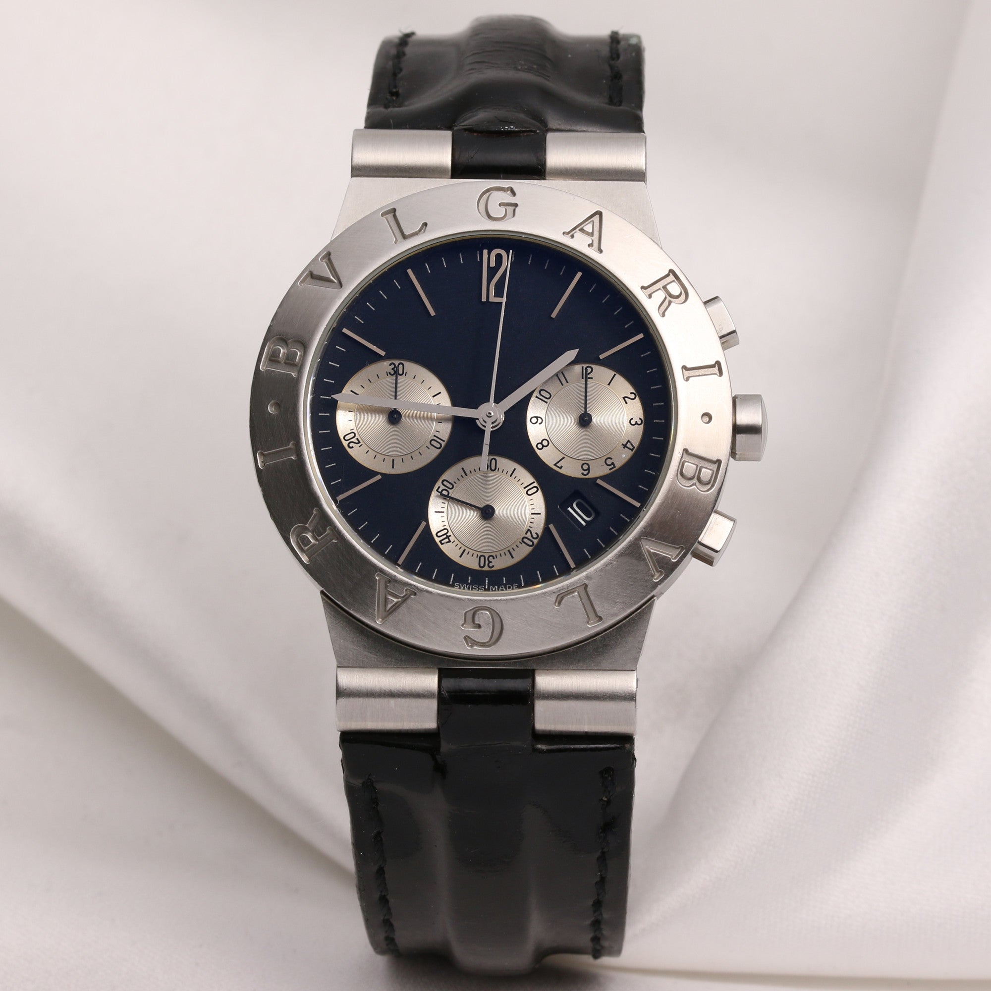 Bvlgari Diagono Chronograph Stainless Steel Second Hand Watch Collectors 1