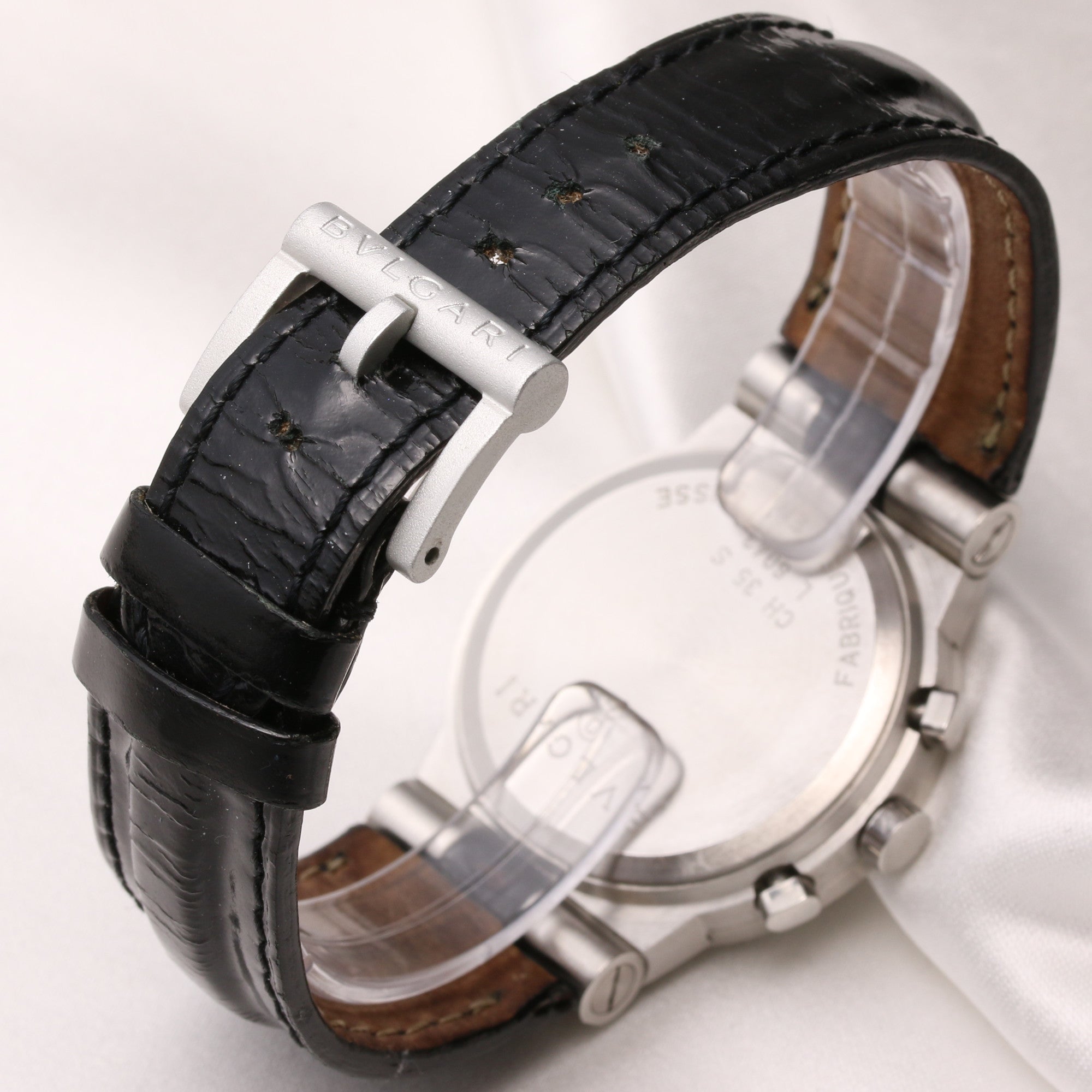 Bvlgari Diagono Chronograph Stainless Steel Second Hand Watch Collectors 5