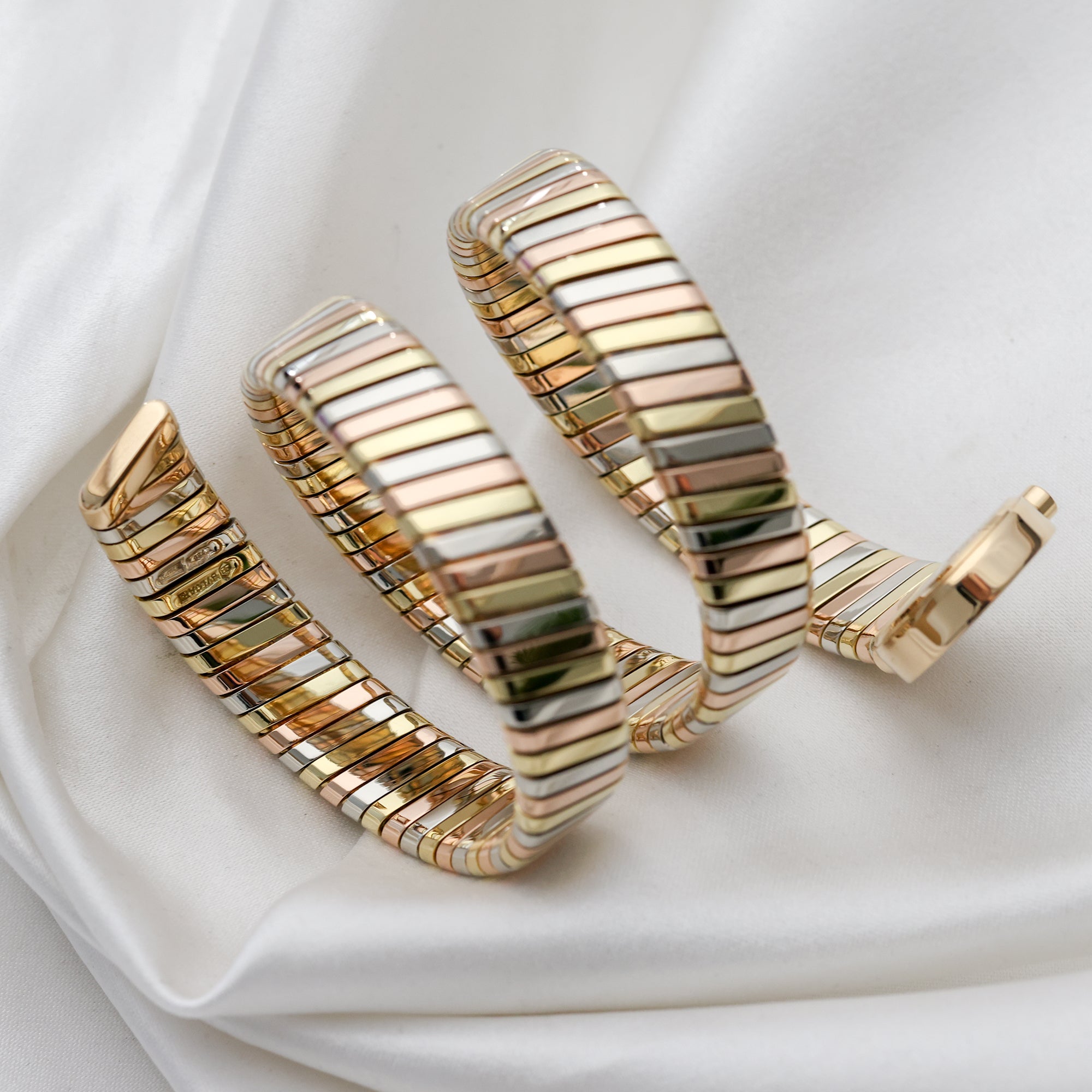 Bvlgari Tri Colour Gold Second Hand Watch Collectors 4