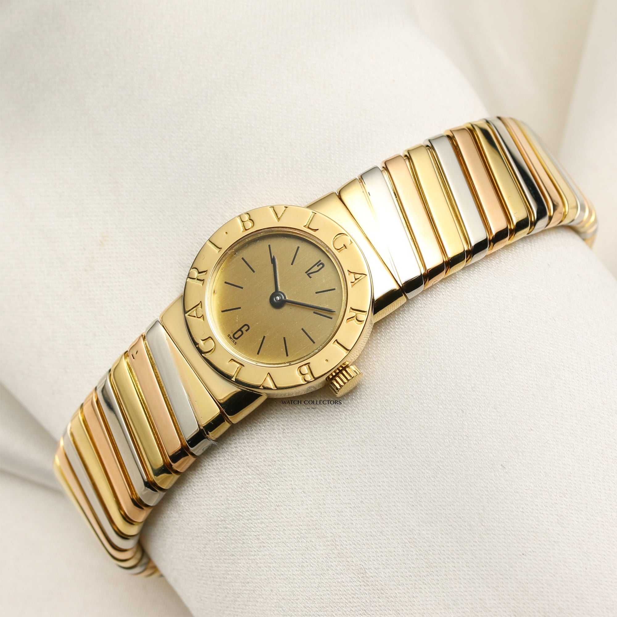 Bvlgari Tri Colour Gold Second hand Watch Collectors 3
