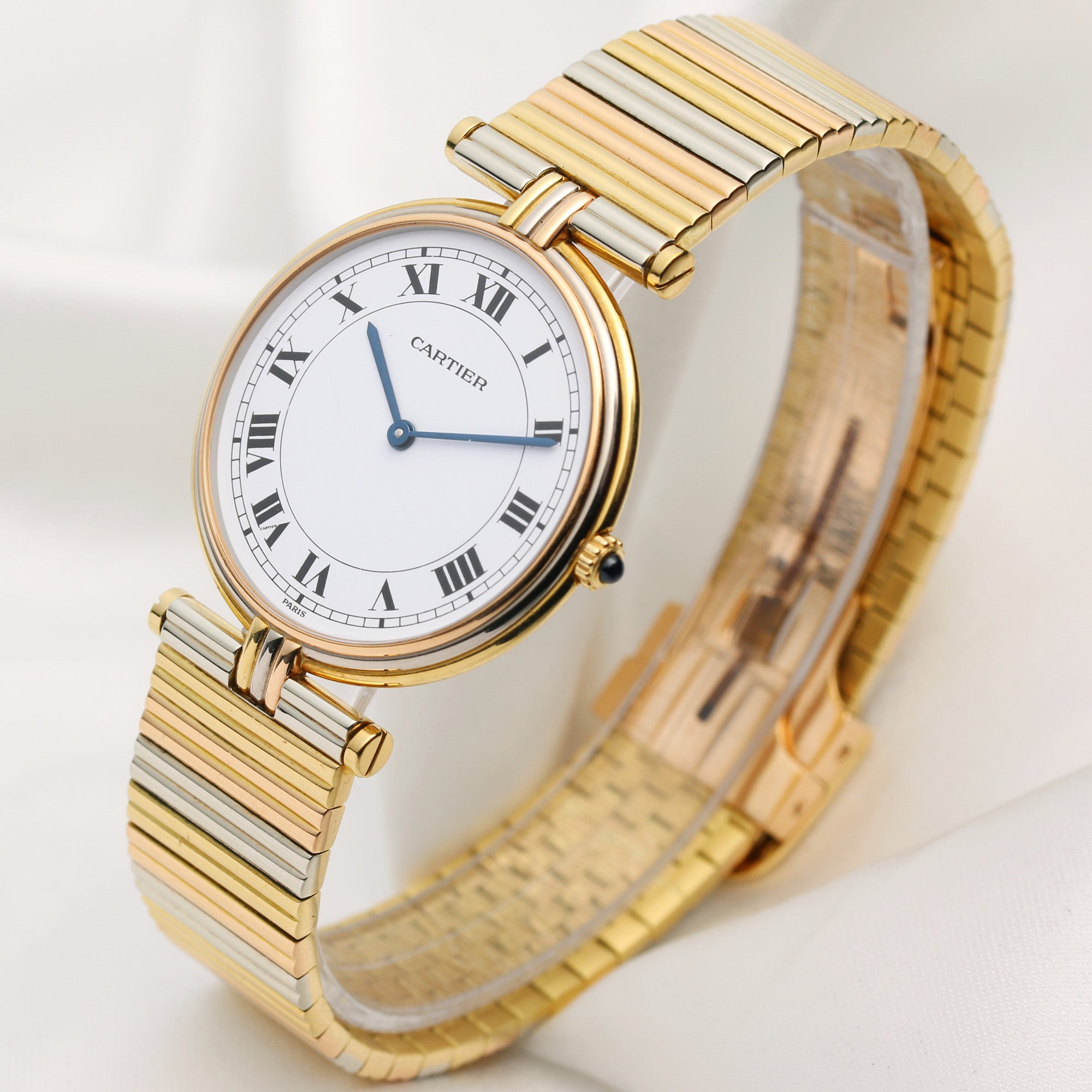 Cartier 18K Gold Second Hand Watch Collectors 3